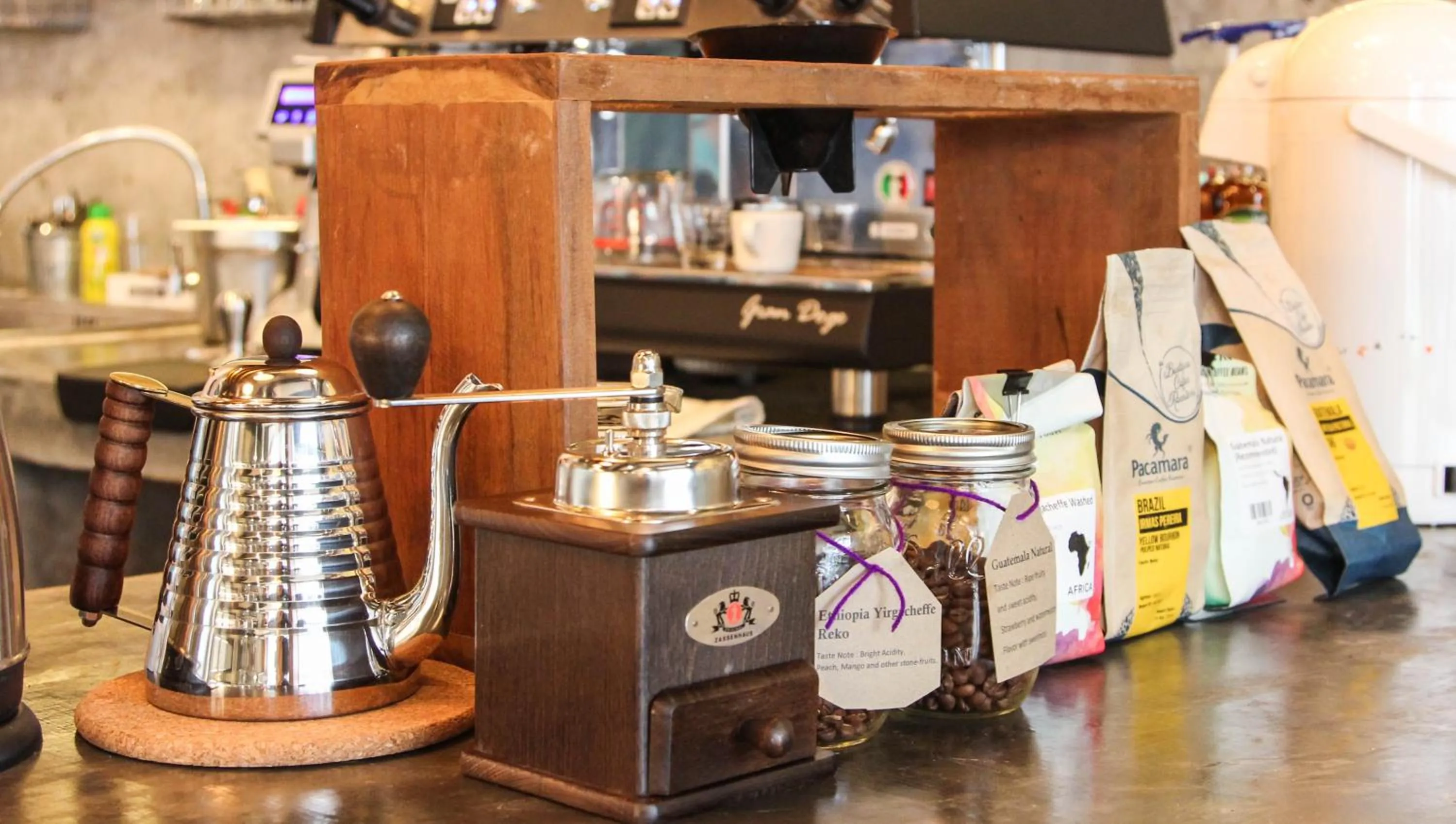 Decorative detail in ThongLor Travellers Hostel and Cafe