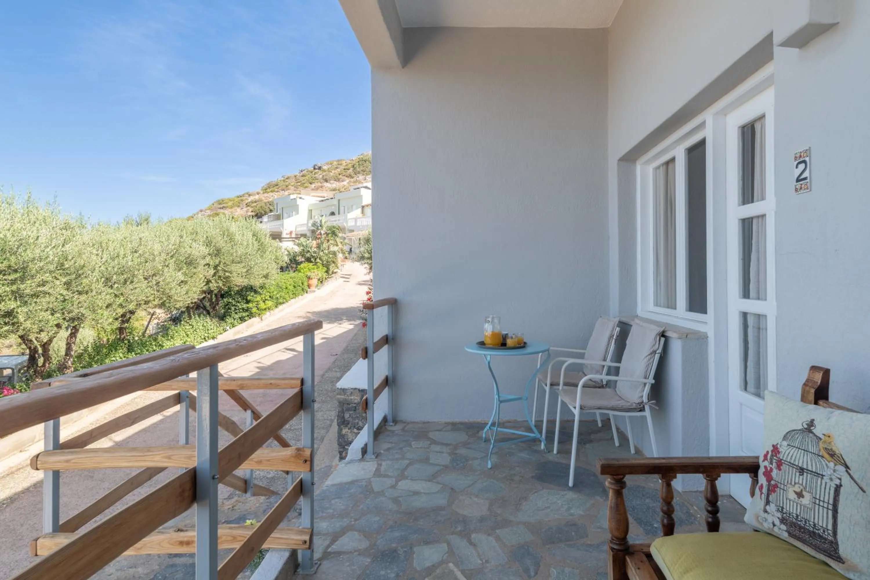 Seating area in Adrakos Apartments (Adults Only)