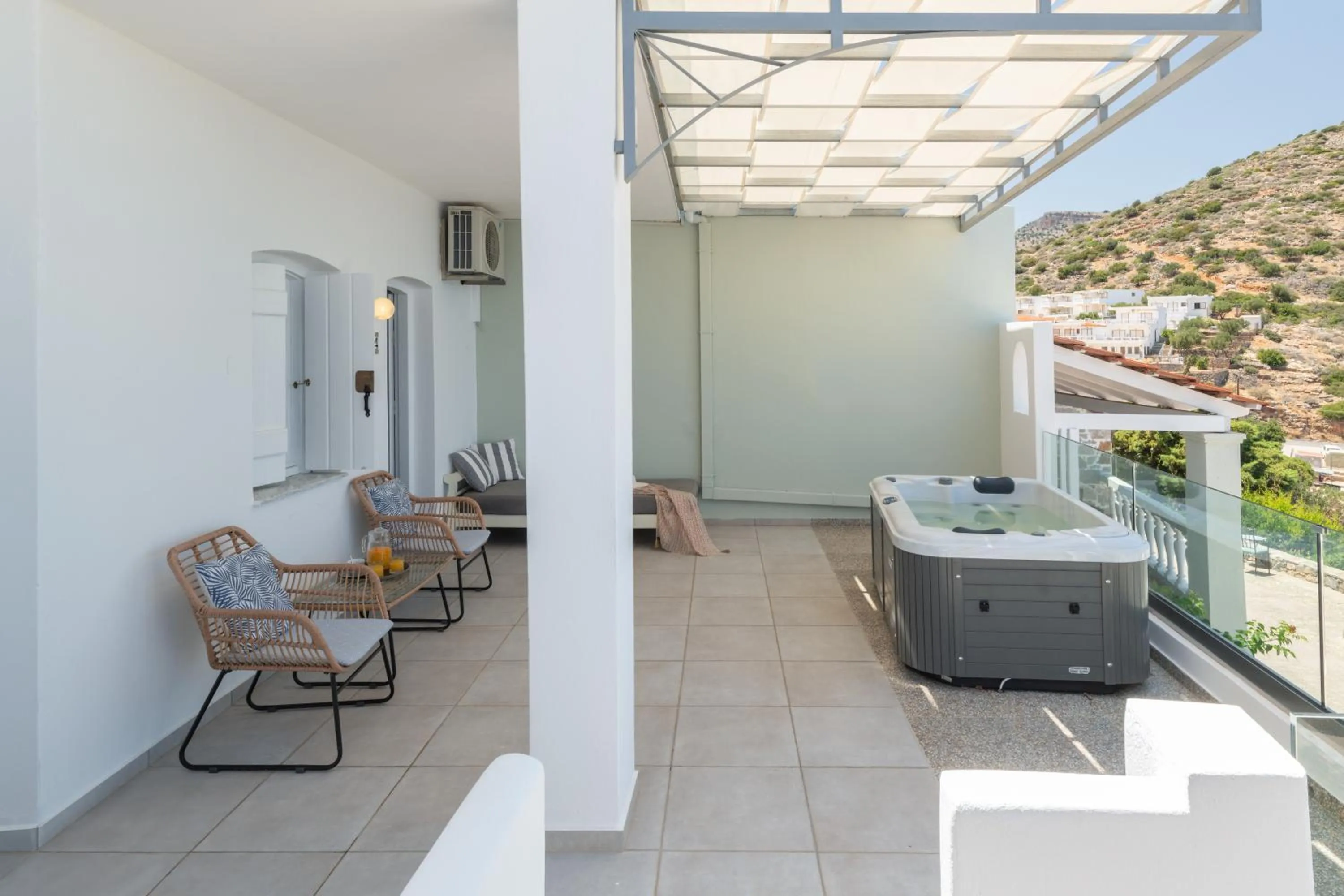 Balcony/Terrace in Adrakos Apartments (Adults Only)