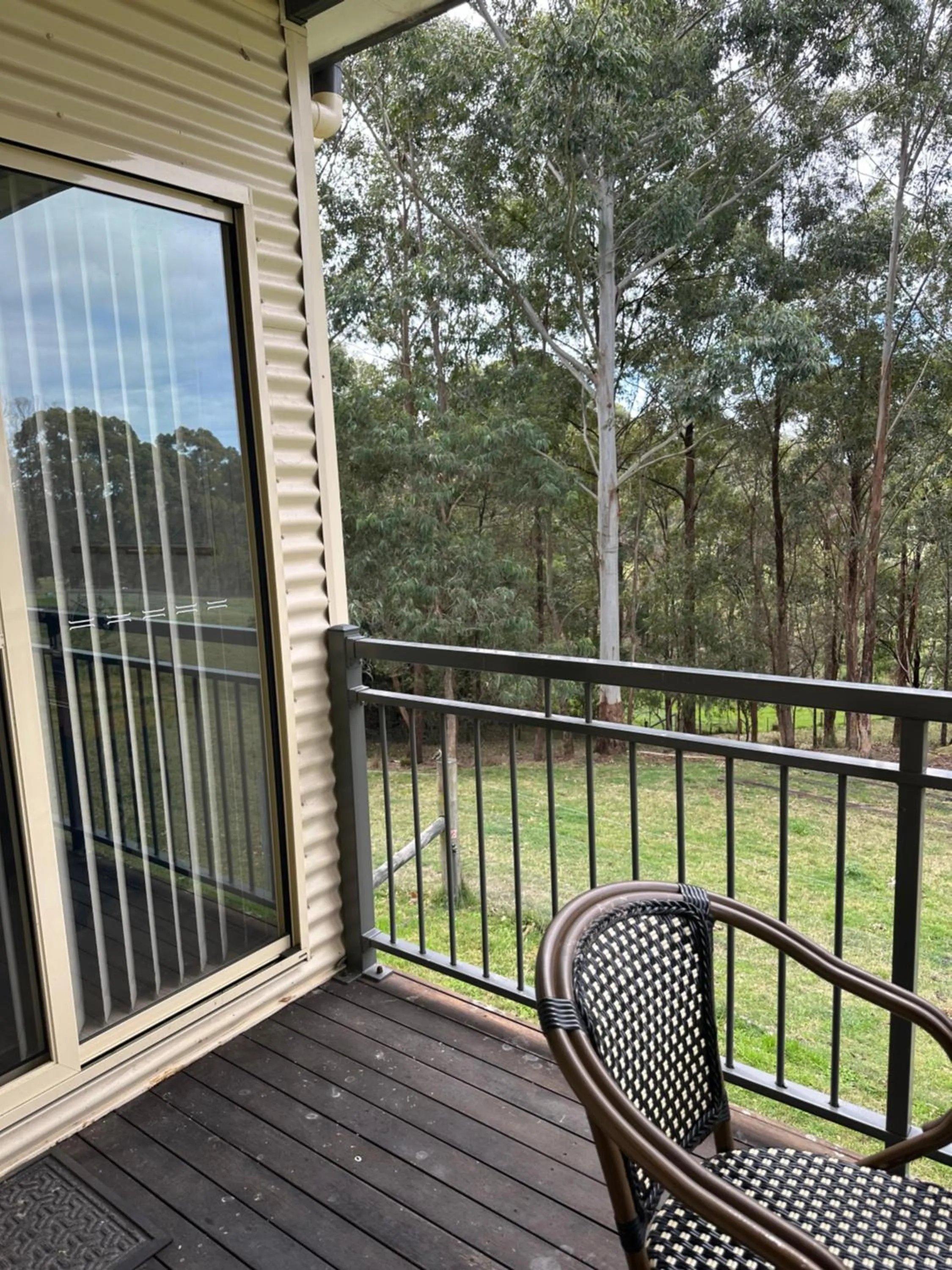 Patio in Blueberry Hills On Comleroy Farmstay - Self-Contained Cottages