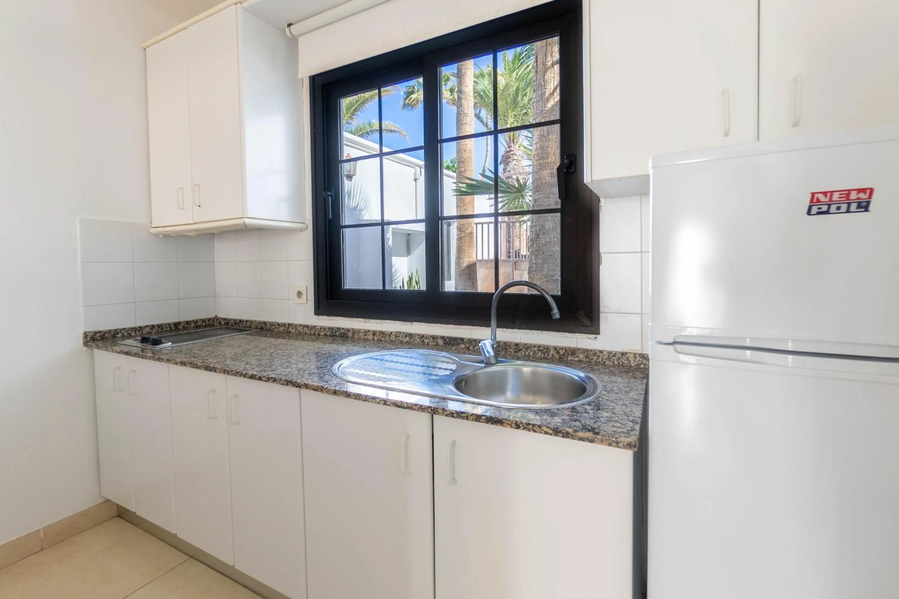 Kitchen or kitchenette in Apartamentos Flamingo