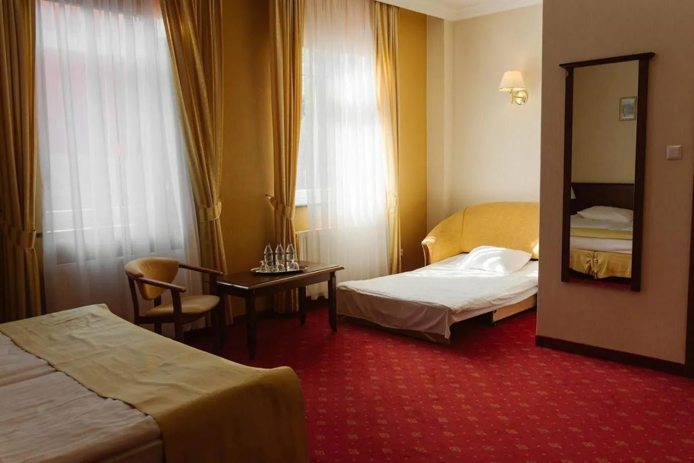 Bed in Hotel Jakub Sobieski