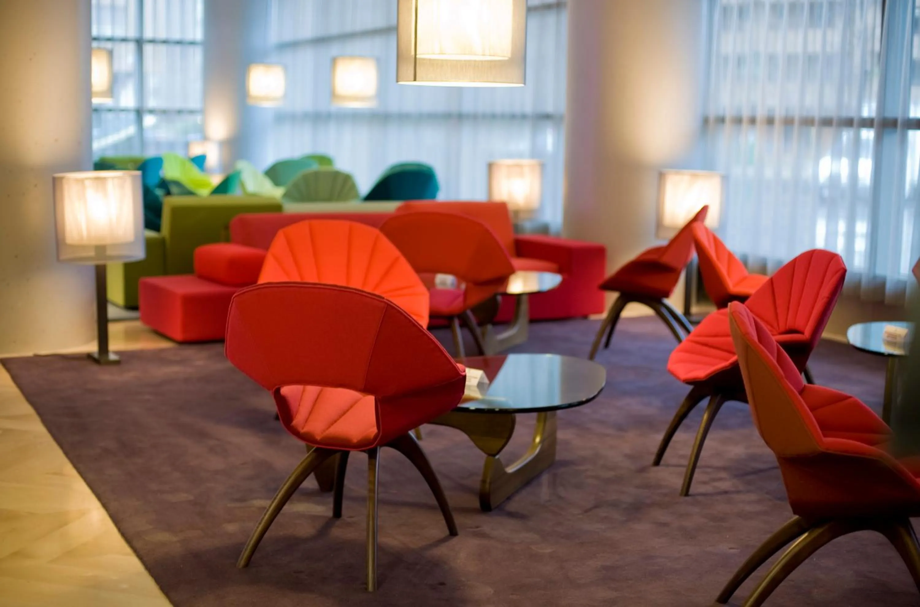 Communal lounge/ TV room in Hotel Reina Petronila