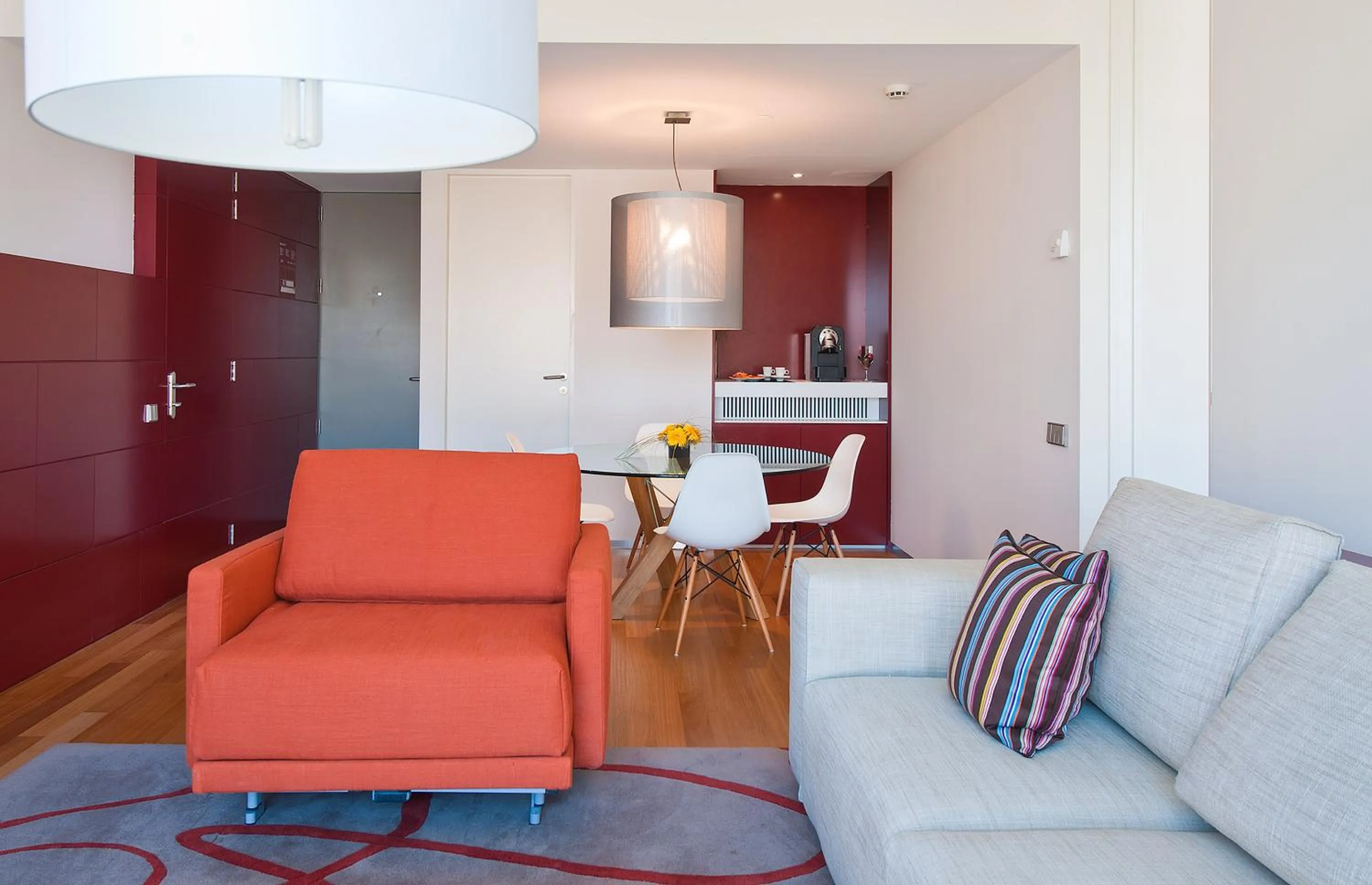 Living room in Hotel Reina Petronila