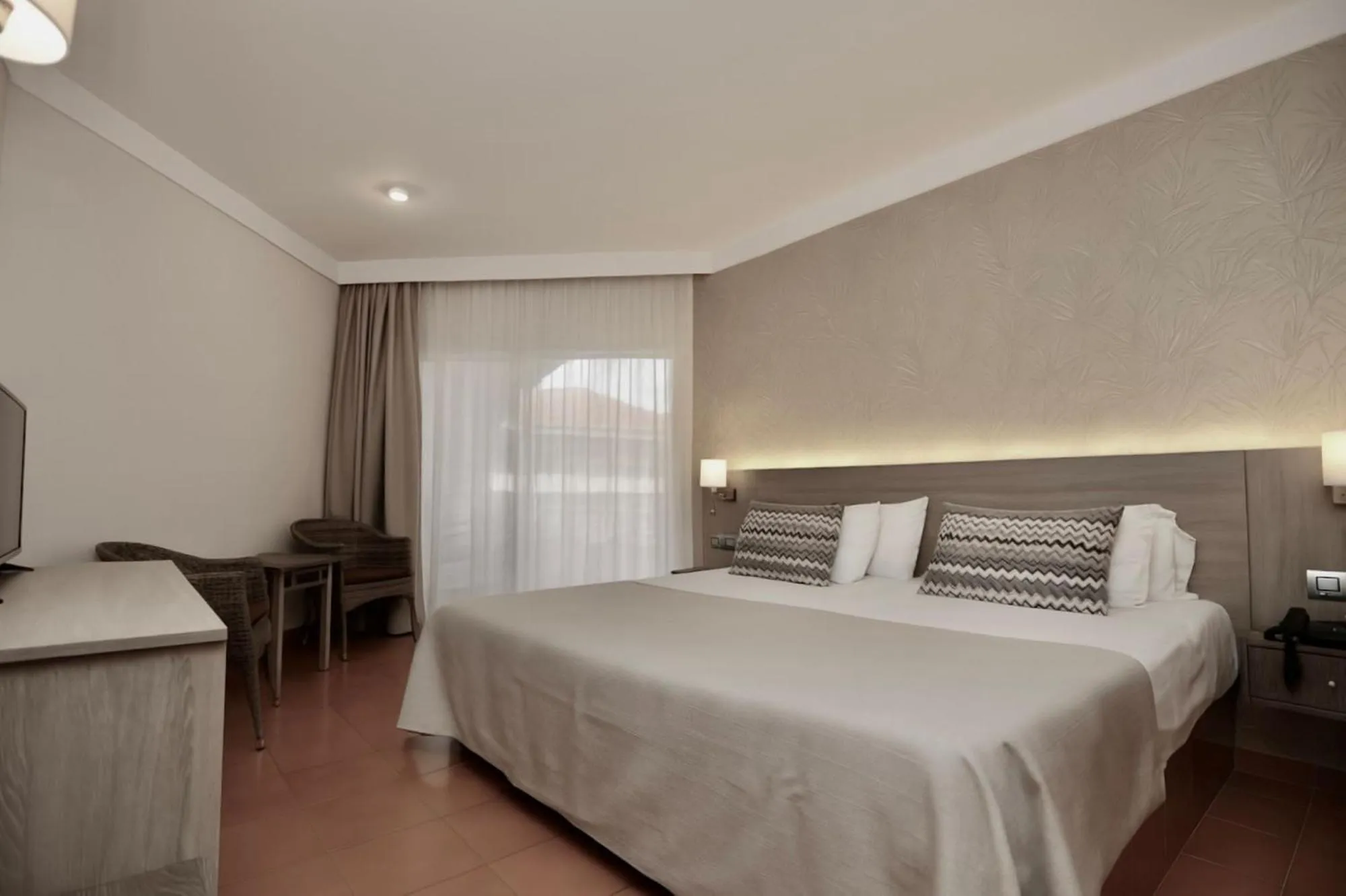 Bed in Hotel Puerto Palace