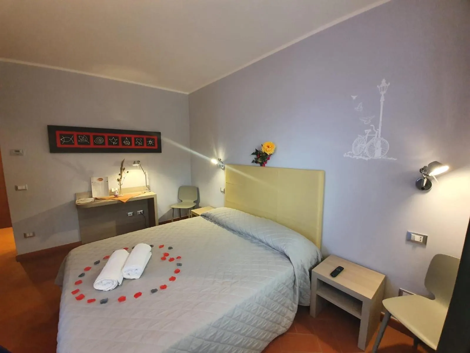 Bed in Resort San Nicola - Restaurant and Wellness Fitness