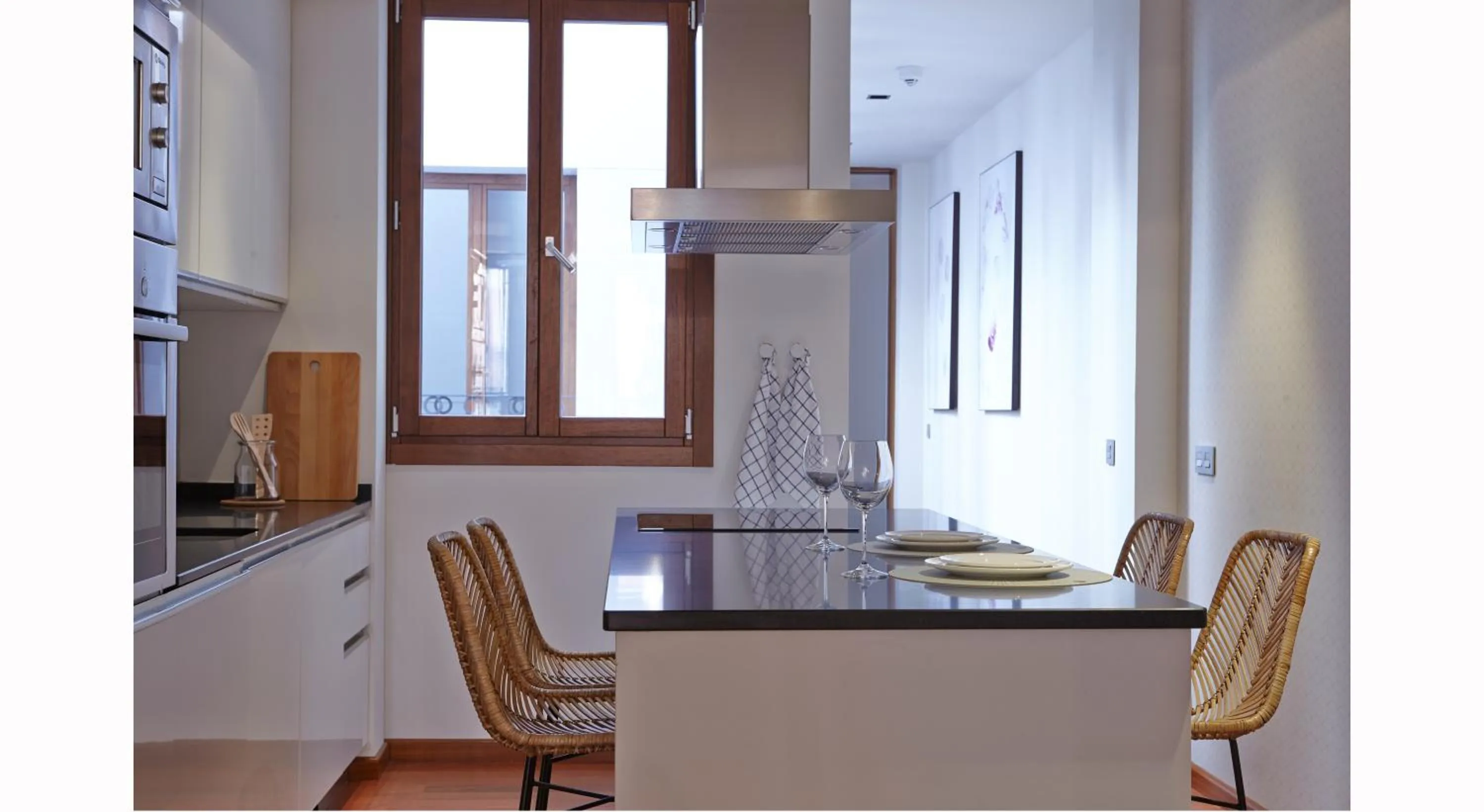 Kitchen or kitchenette in 60 Balconies Design