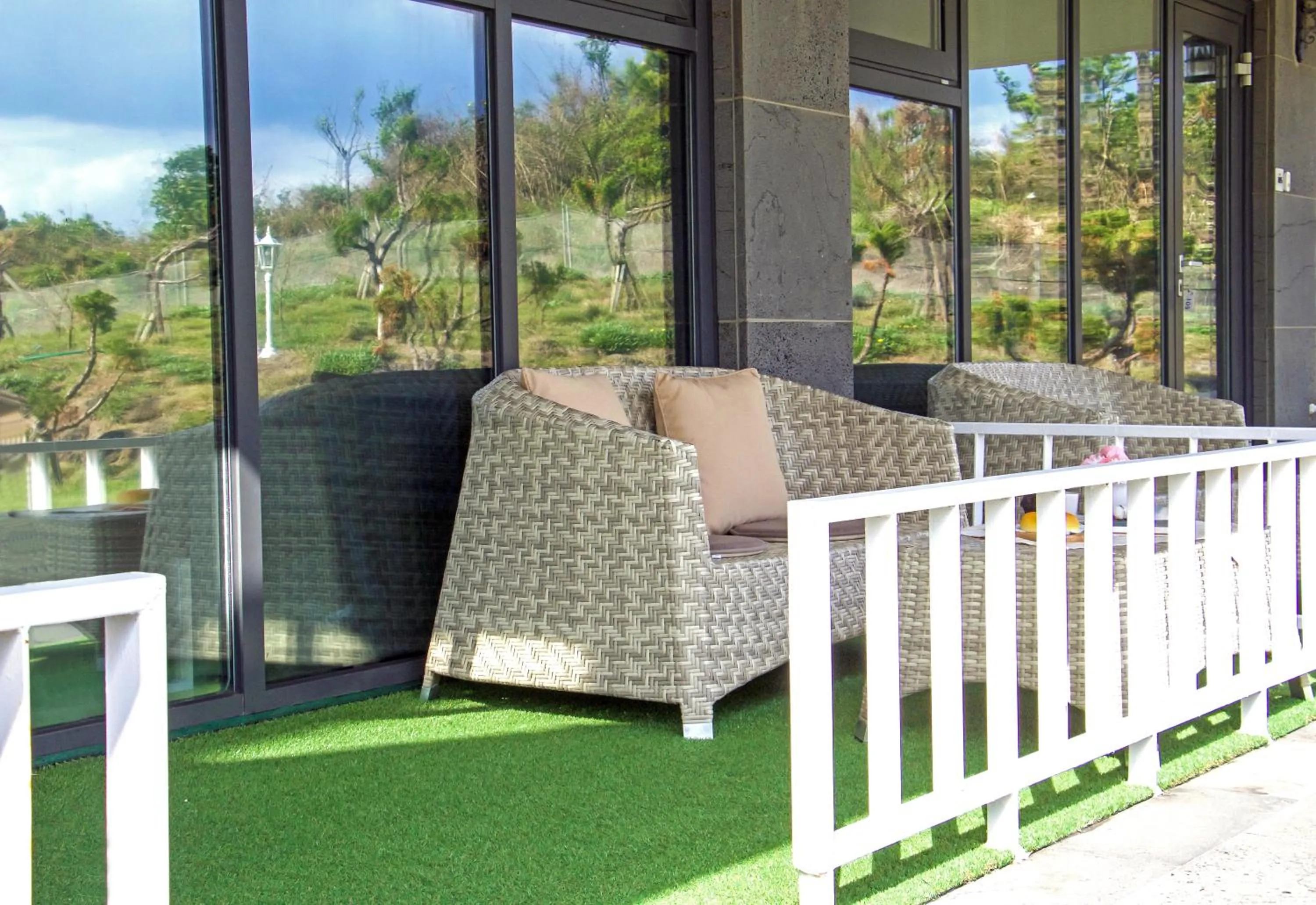 Patio in Sun and Moon Resort