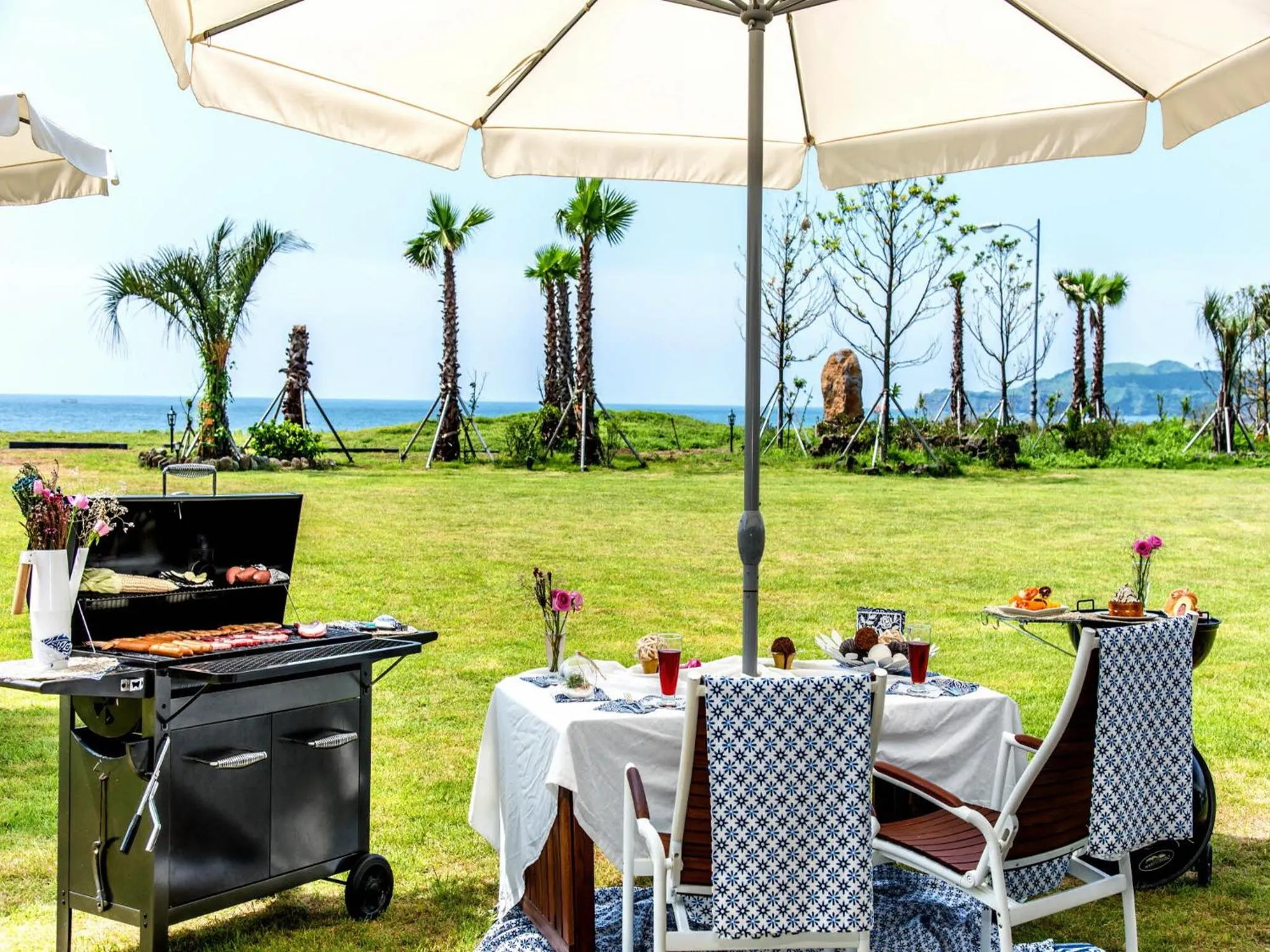 BBQ facilities in Sun and Moon Resort