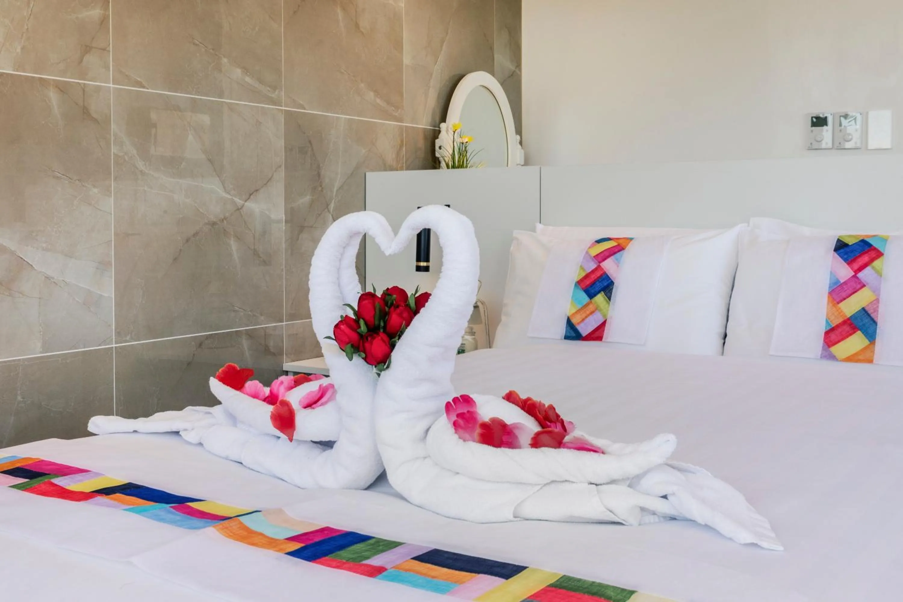 Bed in Sun and Moon Resort