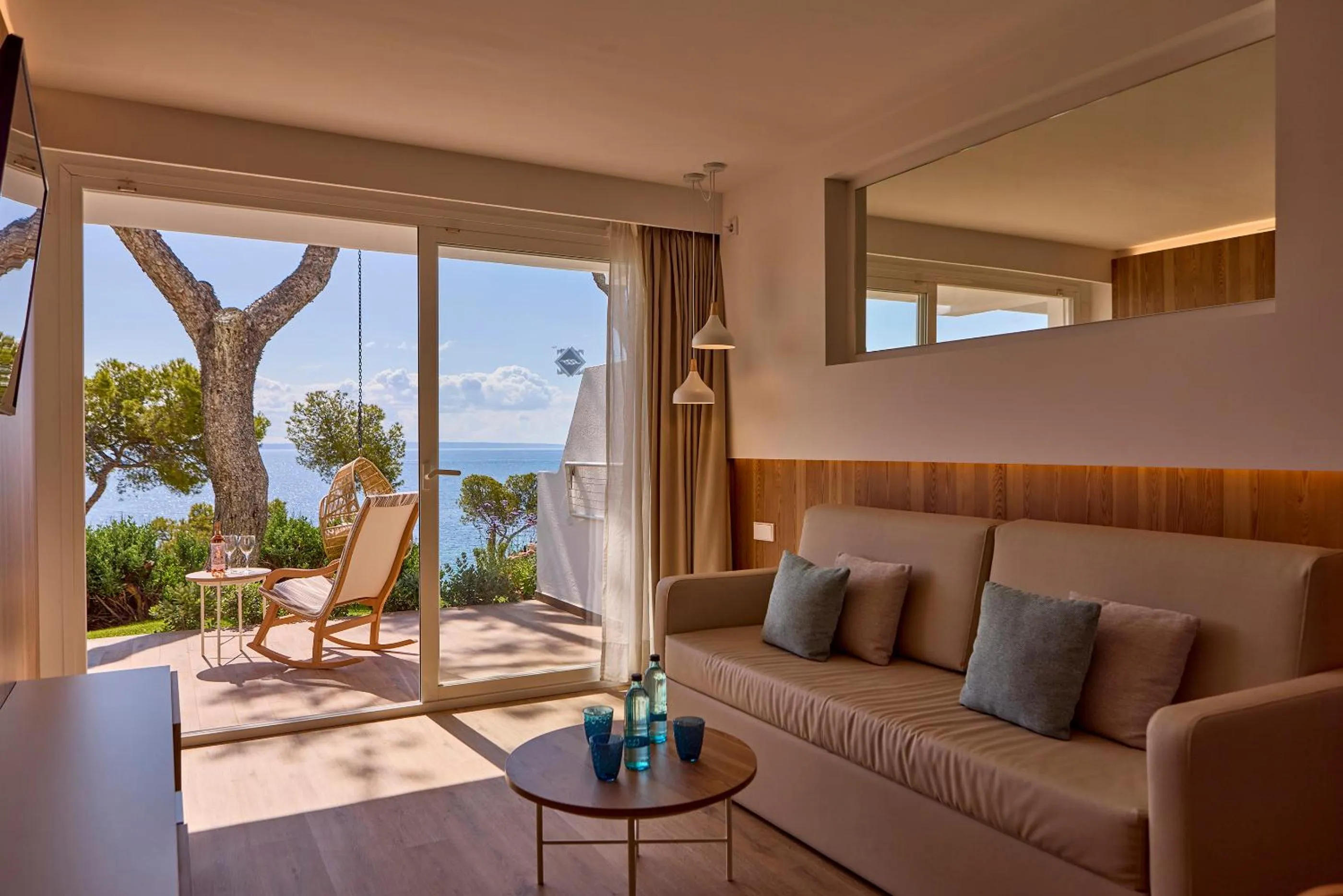 Living room in Aparthotel Ponent Mar