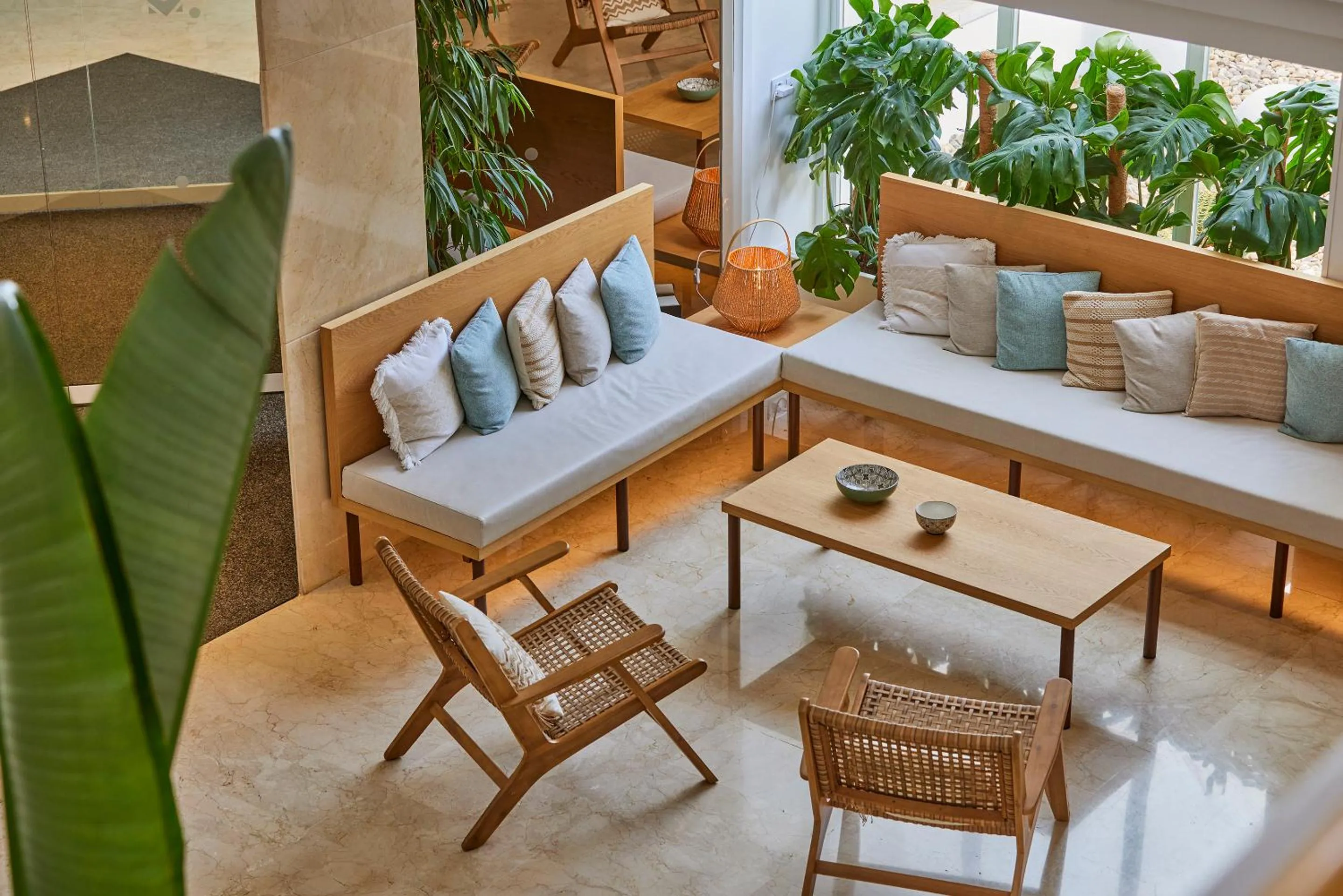 Lobby or reception in Aparthotel Ponent Mar