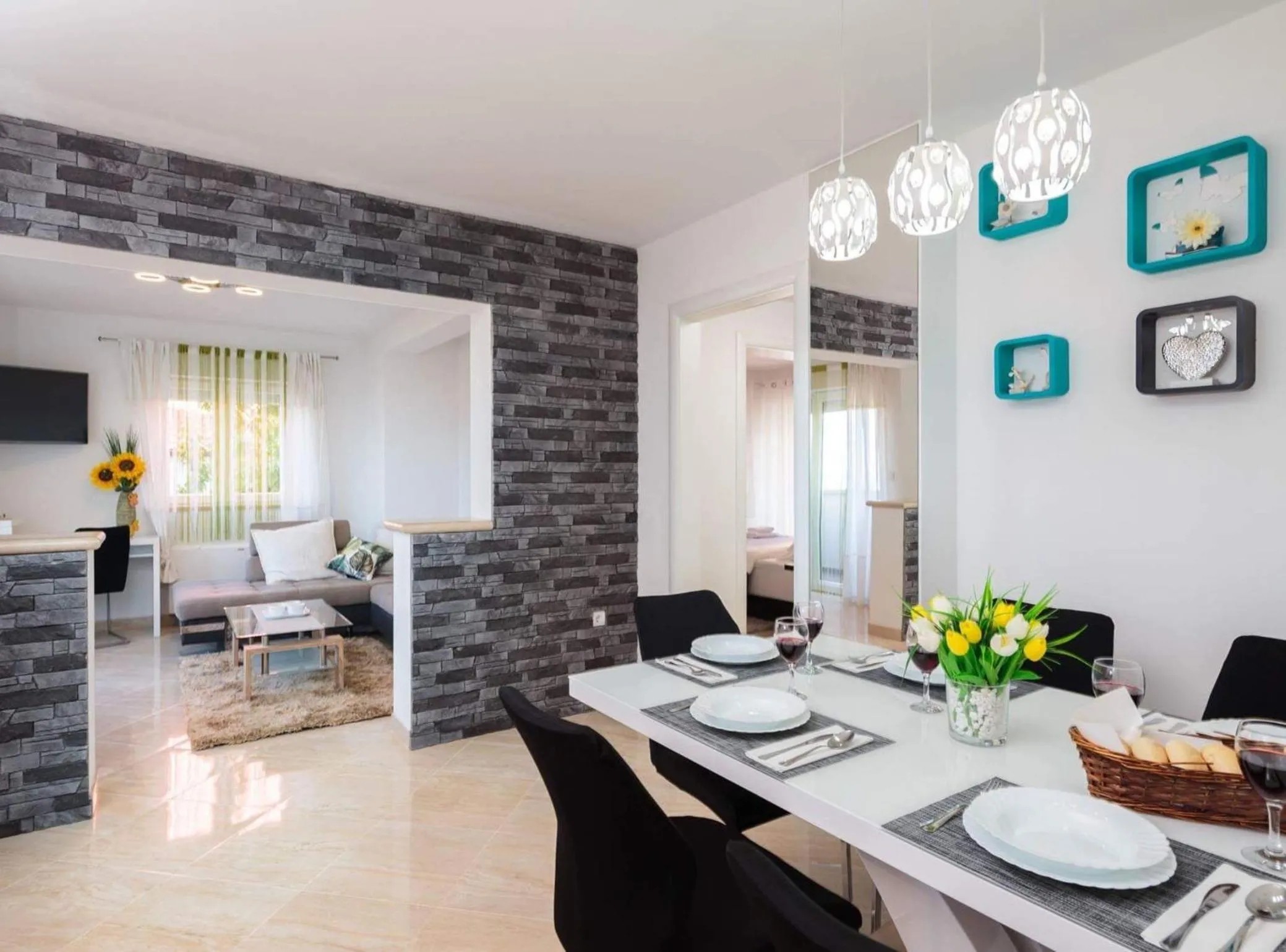Dining area in Apartment Lana ST