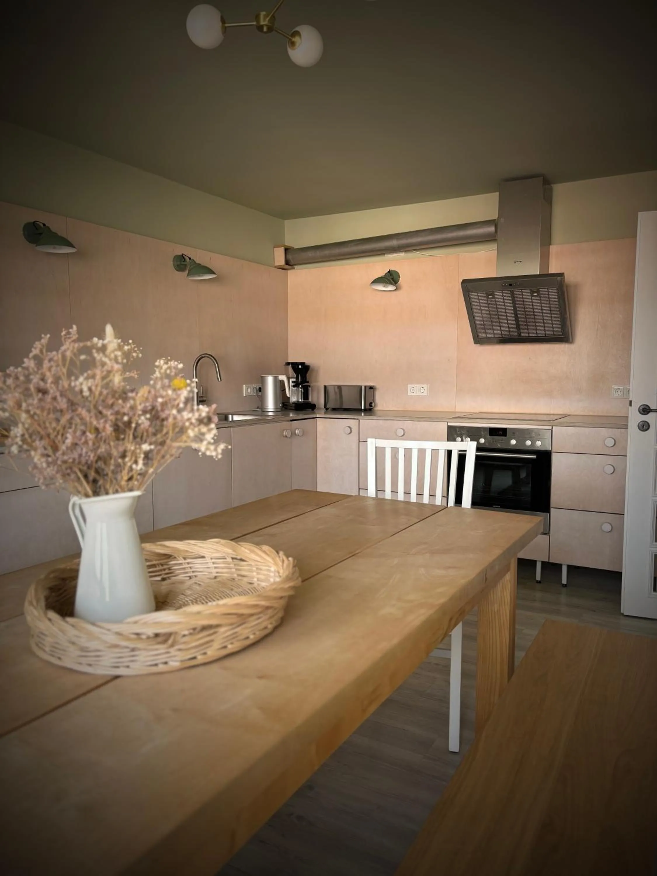 Kitchen or kitchenette in Frühstückshotel Fürstenwerth