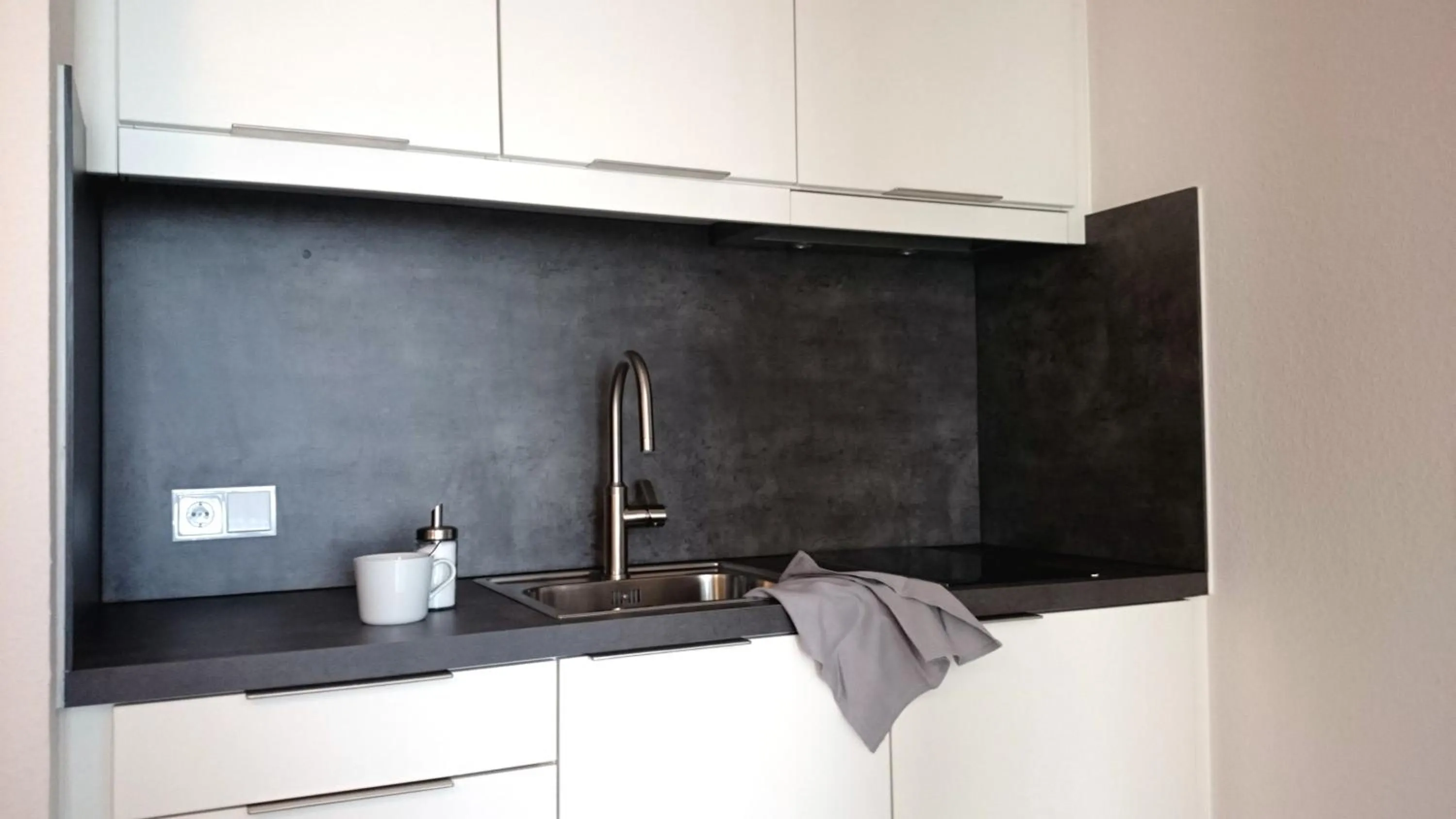 Kitchen or kitchenette in Frühstückshotel Fürstenwerth