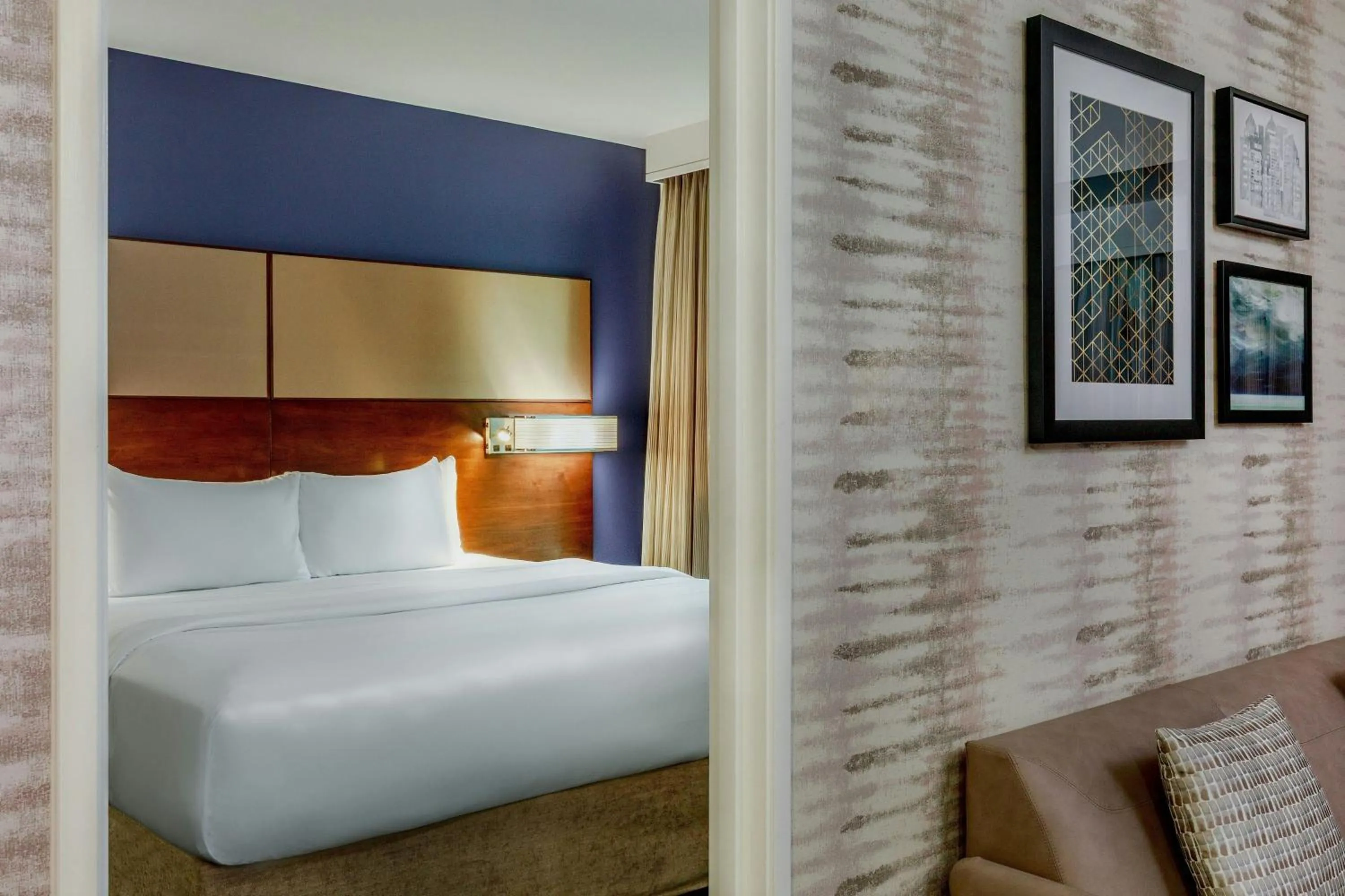 Bedroom, Bed in Residence Inn by Marriott Bath Brunswick Area