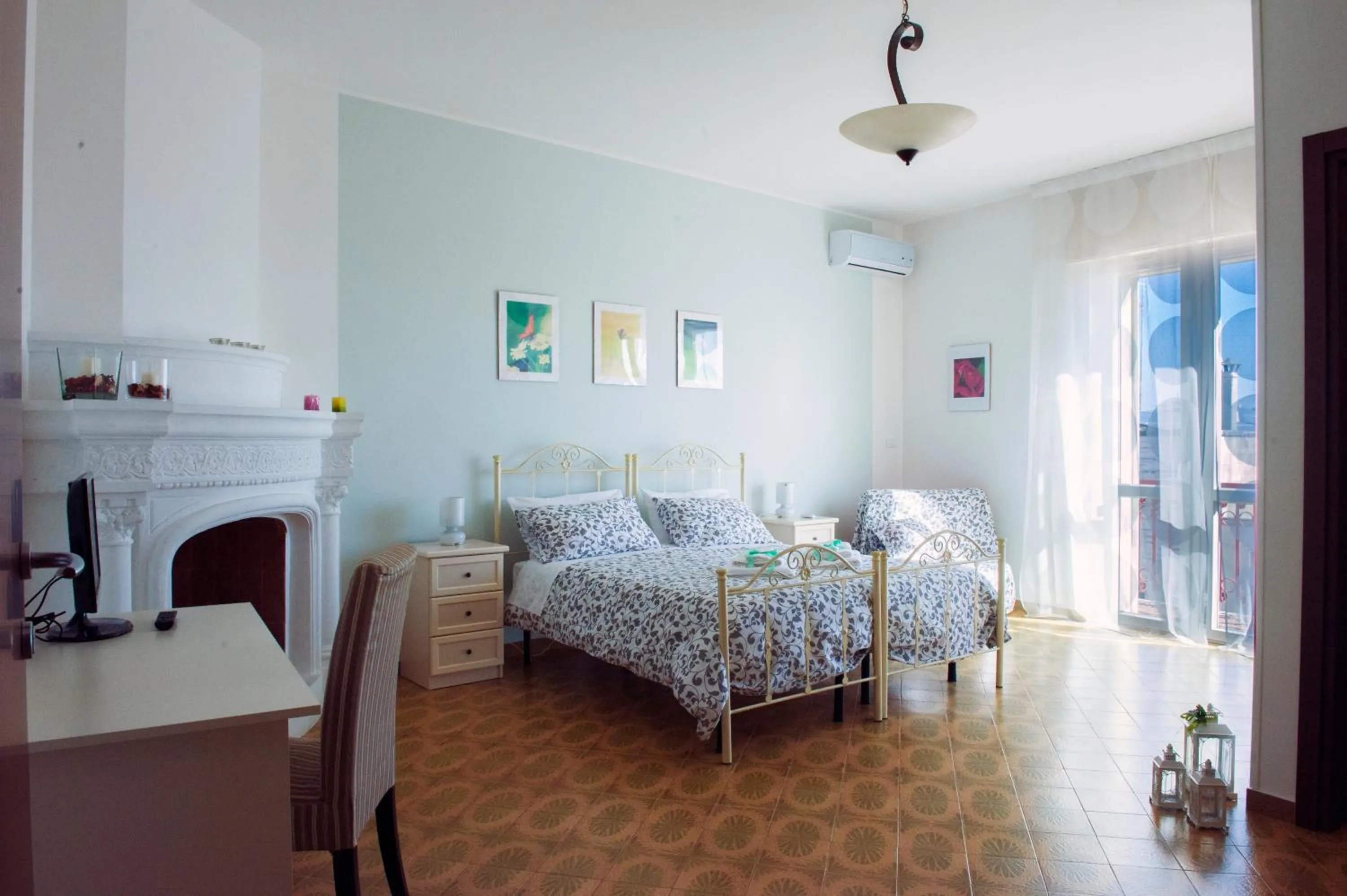 Bedroom, Bed in B&B da LEO