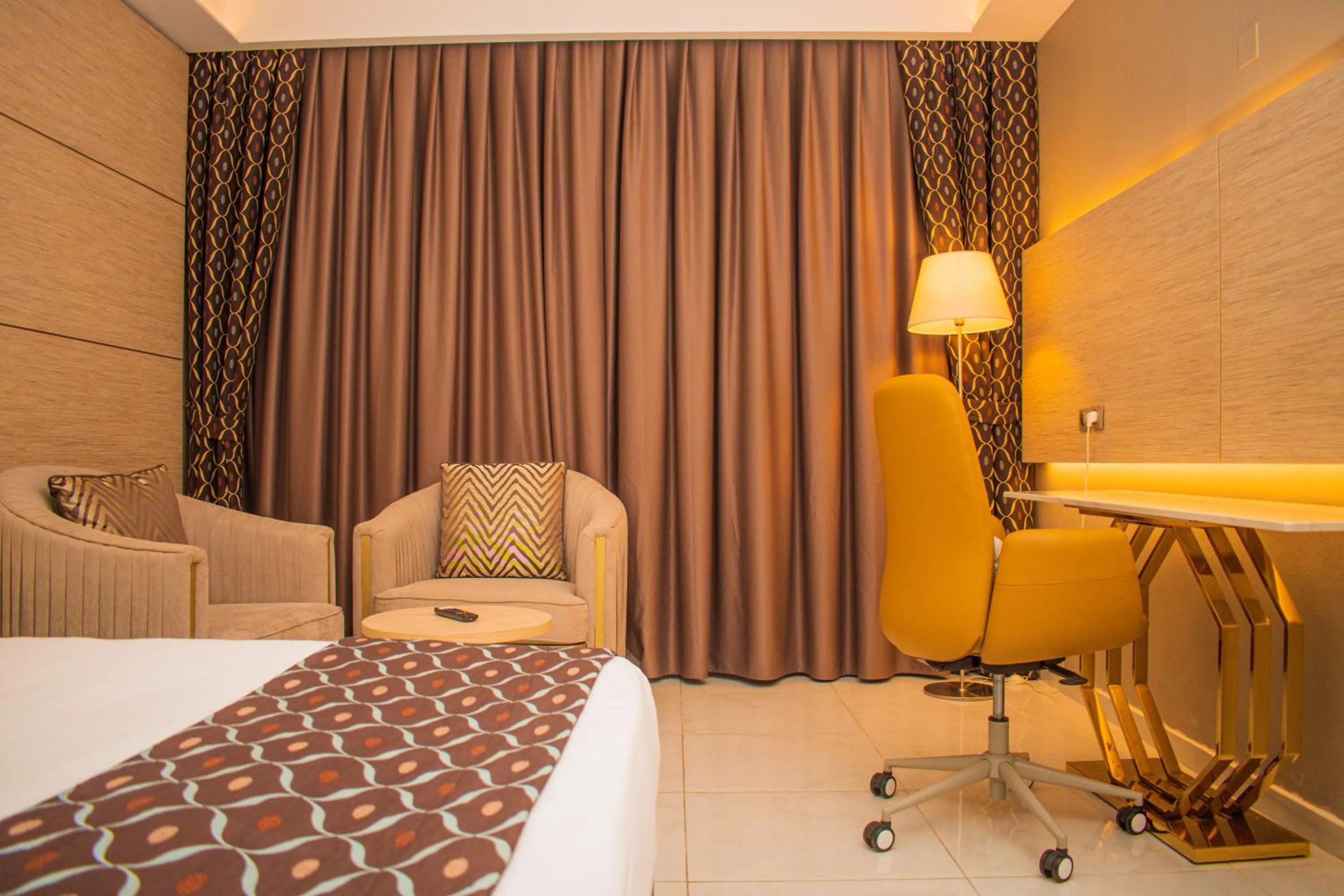 Bed in Hôtel Sarakawa