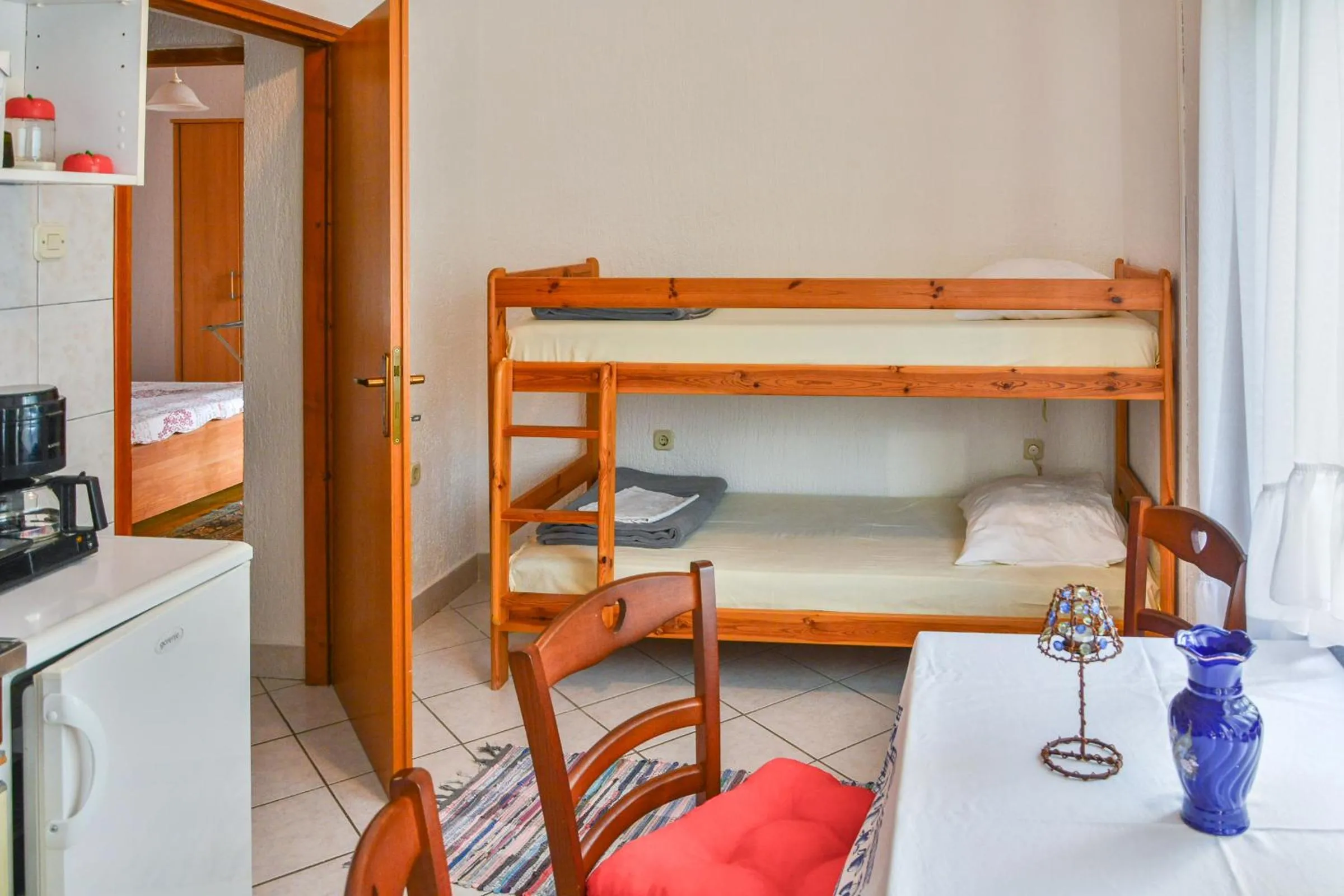 Coffee/tea facilities, Bed in Apartments Dada