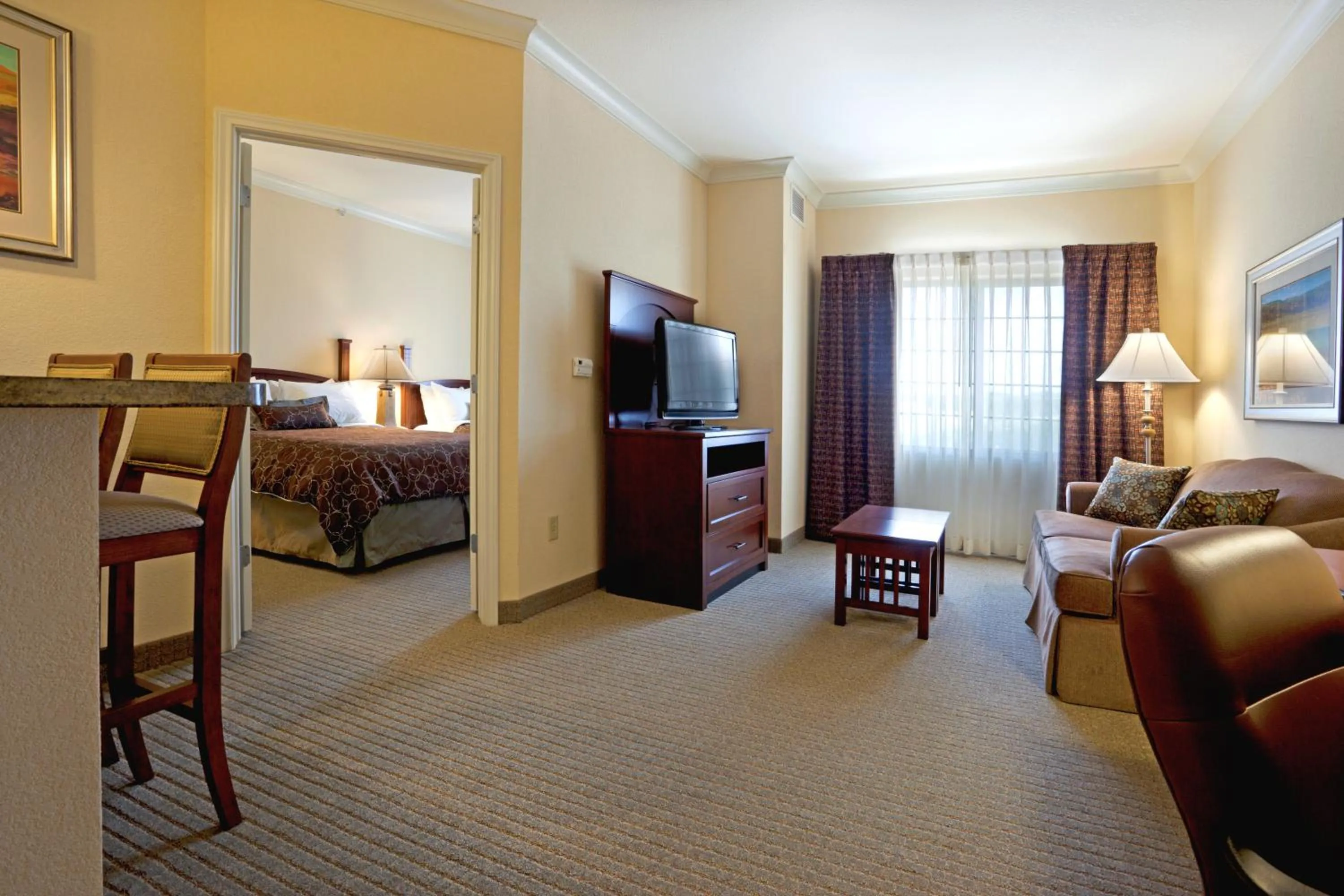 Photo of the whole room, Bed in Staybridge Suites San Antonio Sea World by IHG