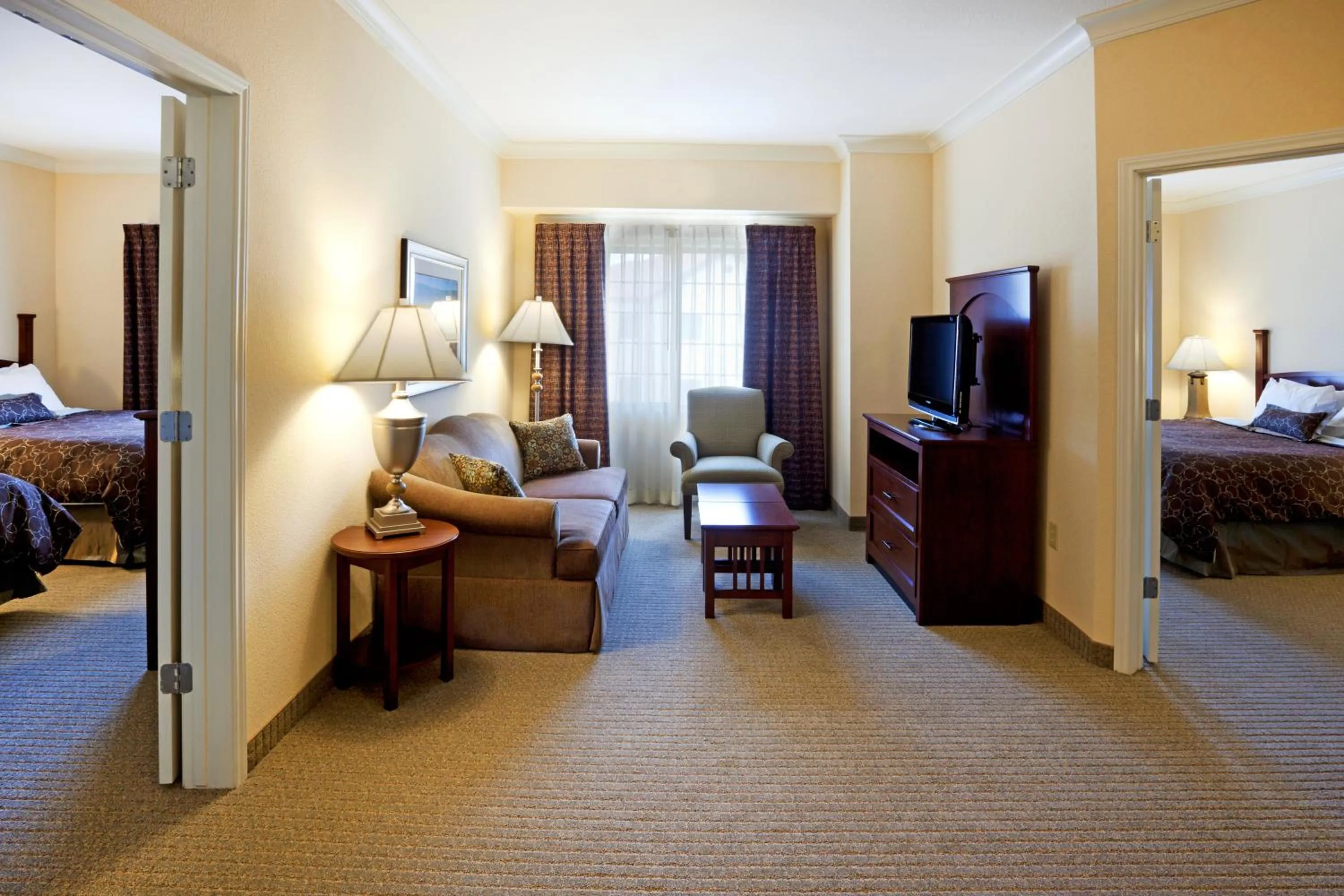 Photo of the whole room, Bed in Staybridge Suites San Antonio Sea World by IHG