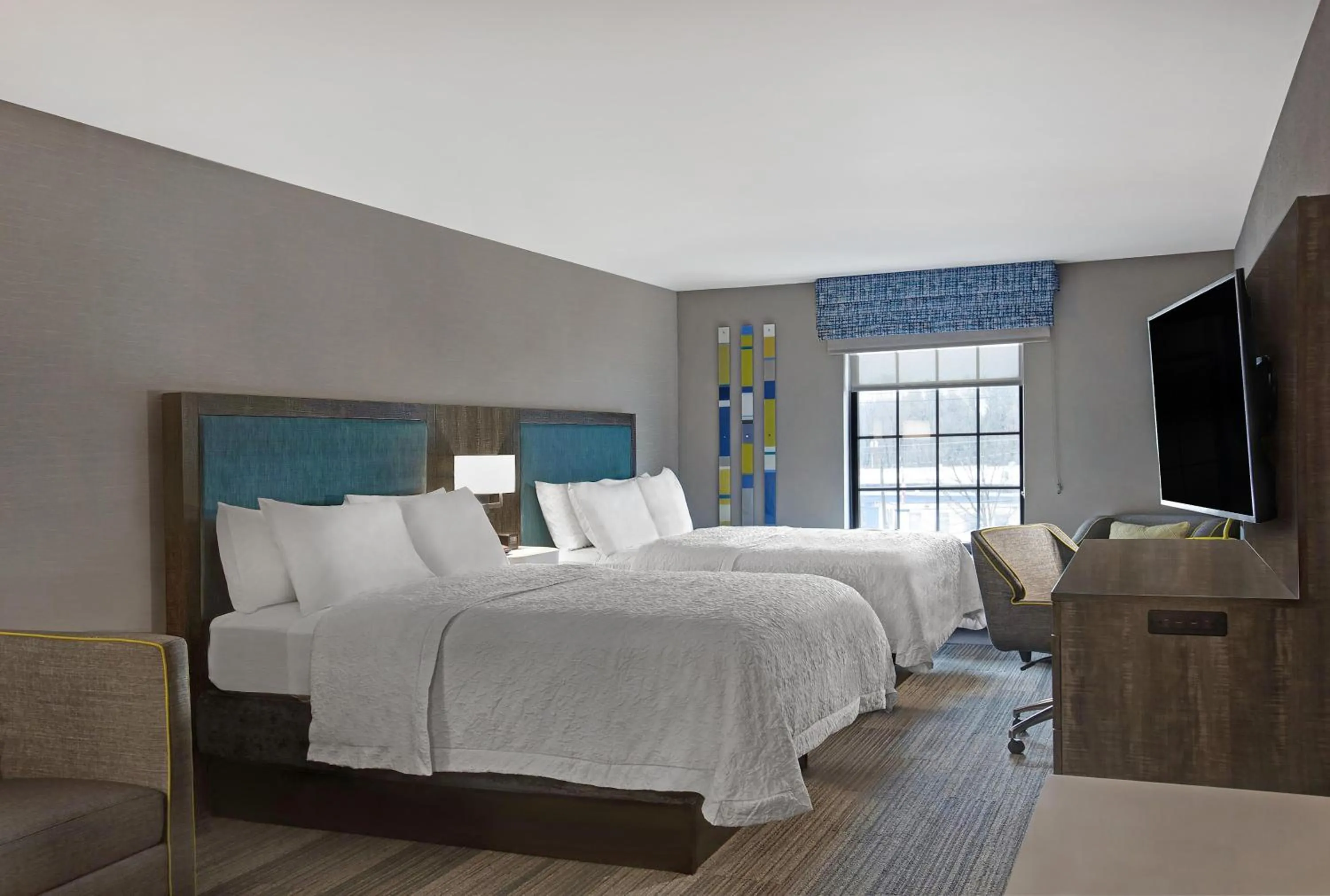 Bedroom, Bed in Hampton Inn Westfield