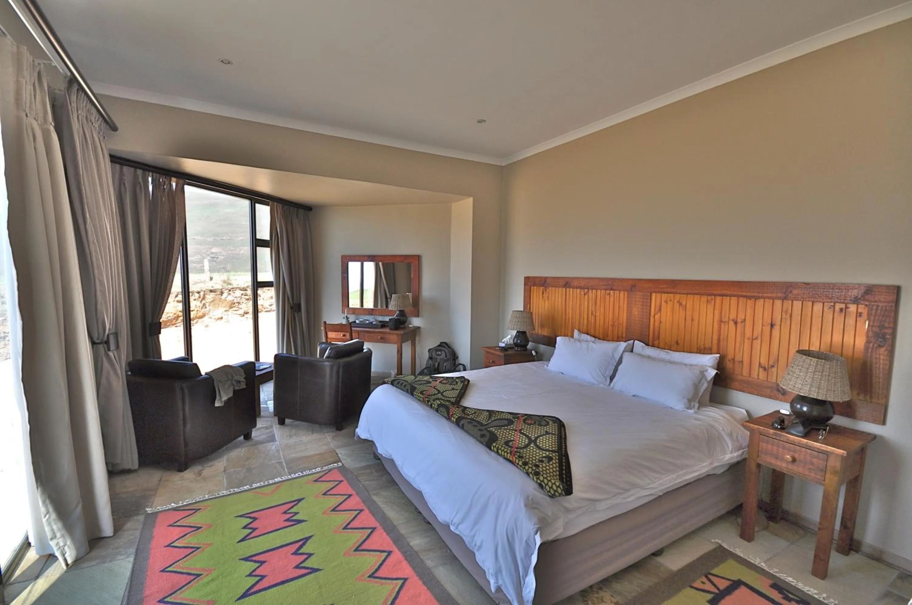 Bed in Witsieshoek Mountain Lodge