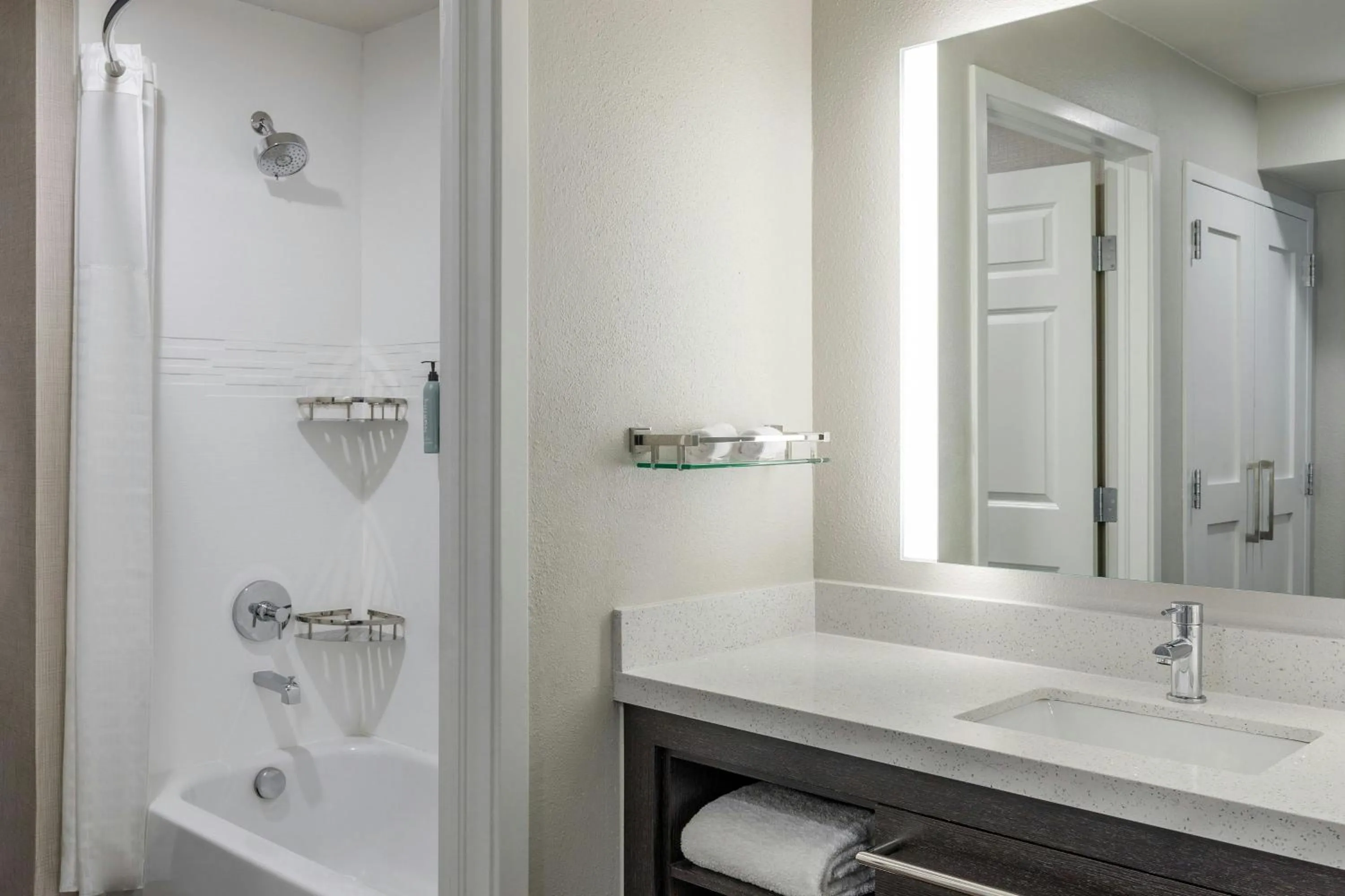 Bathroom in Residence Inn by Marriott Denver Airport at Gateway Park