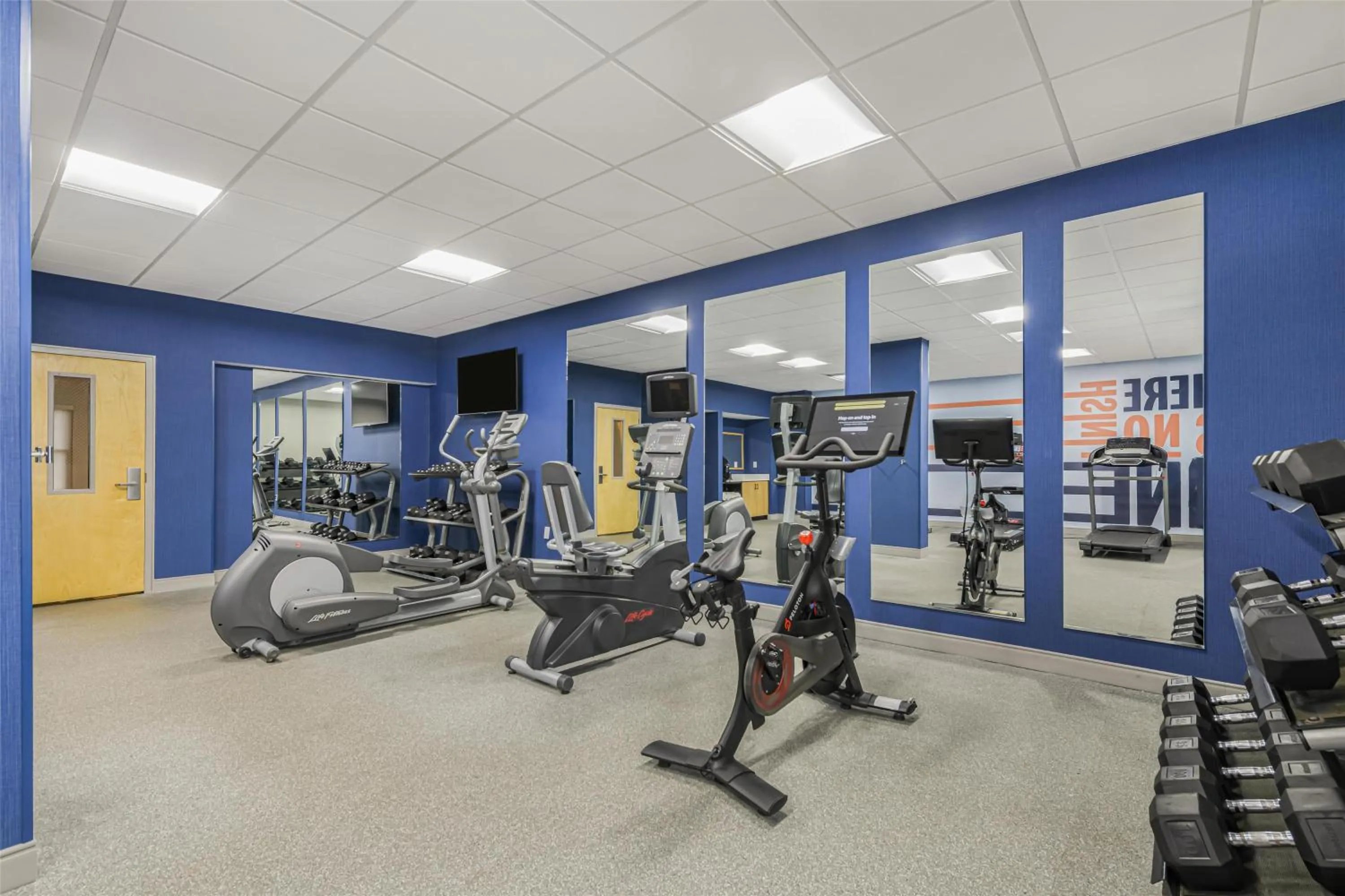 Fitness centre/facilities in Hampton Inn Huntsville-Arsenal/South Parkway