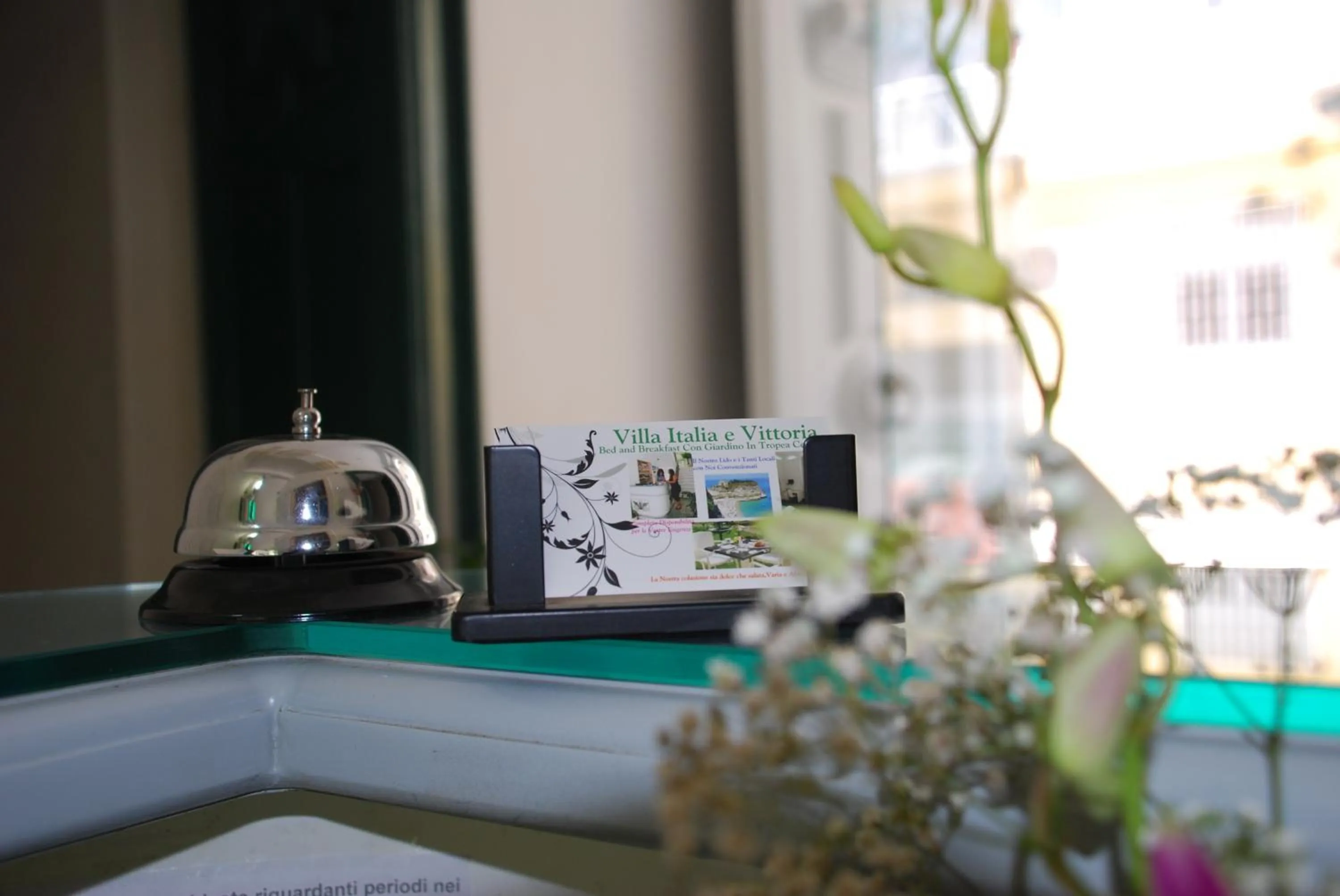 Decorative detail in Villa Vittoria Tropea B&B