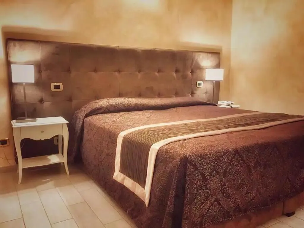 Bed in Hotel Villa Igea