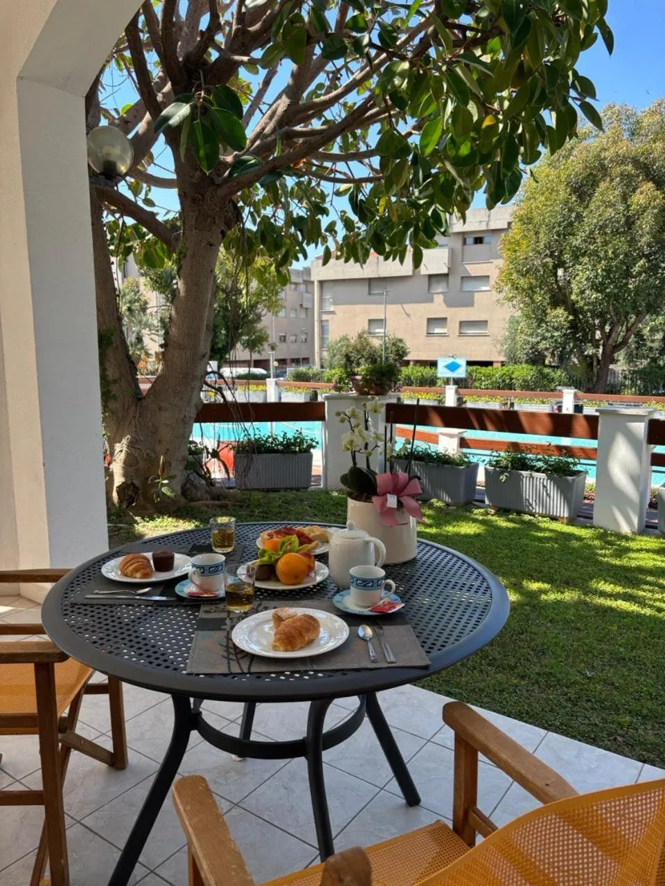 Patio in Diano Sporting Apartments