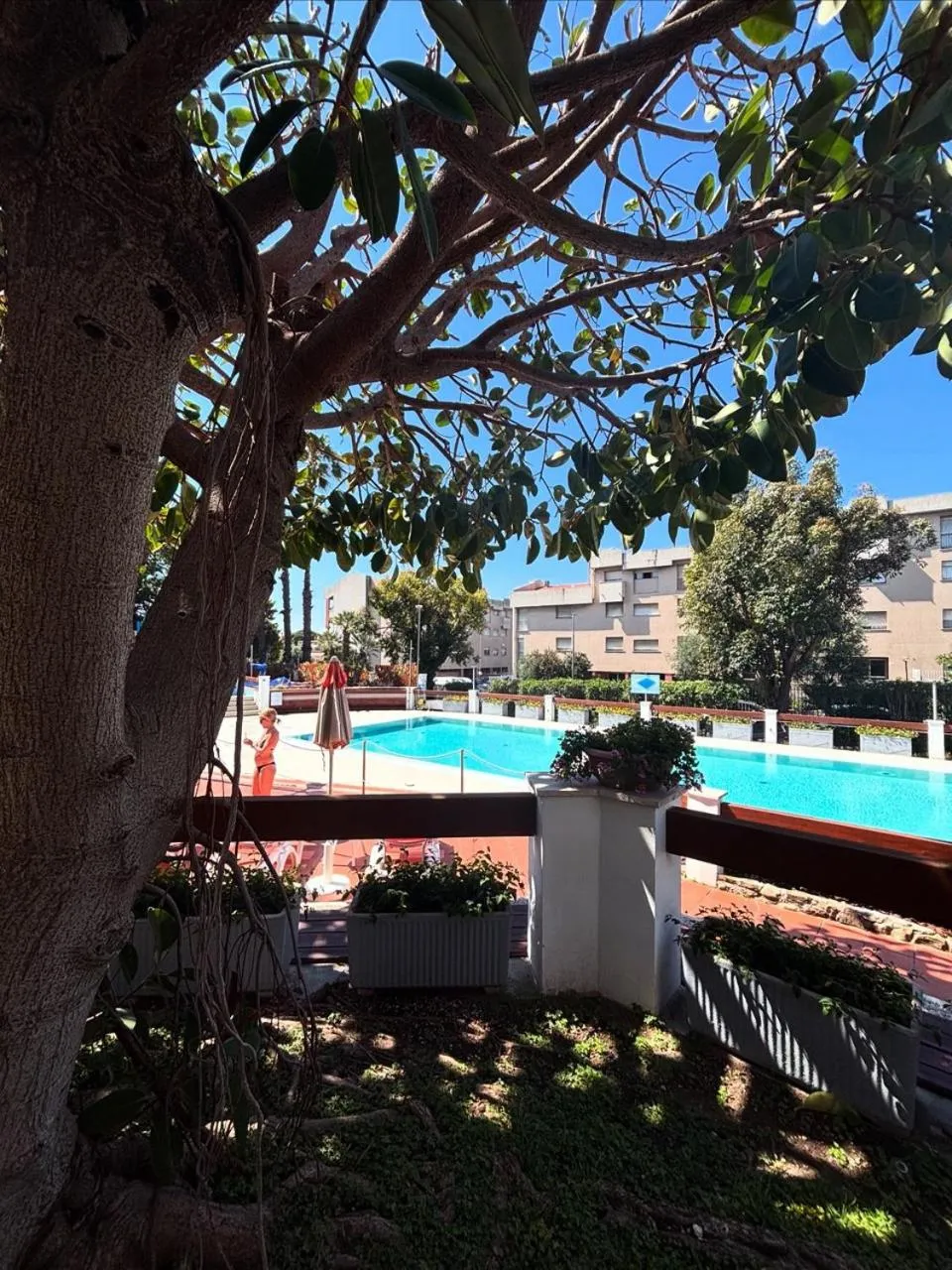 Garden view in Diano Sporting Apartments