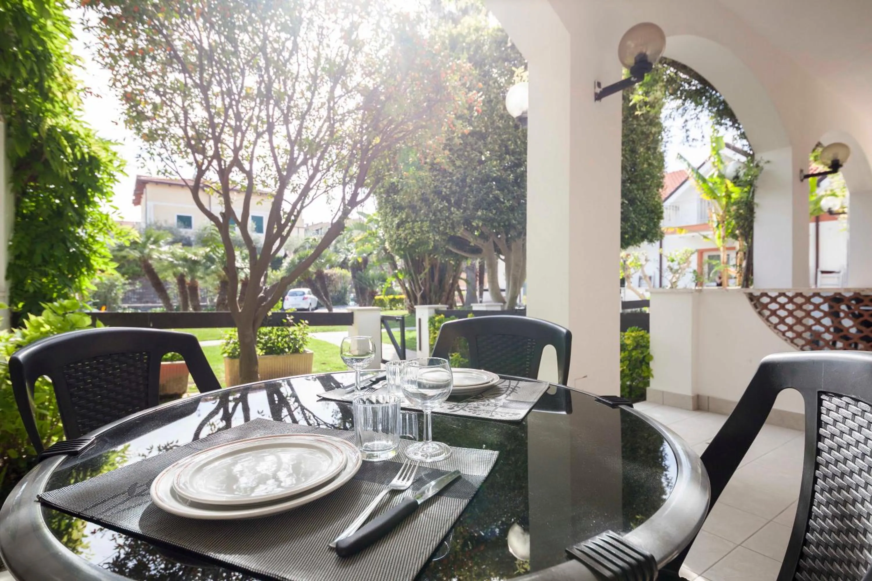 Patio in Diano Sporting Apartments