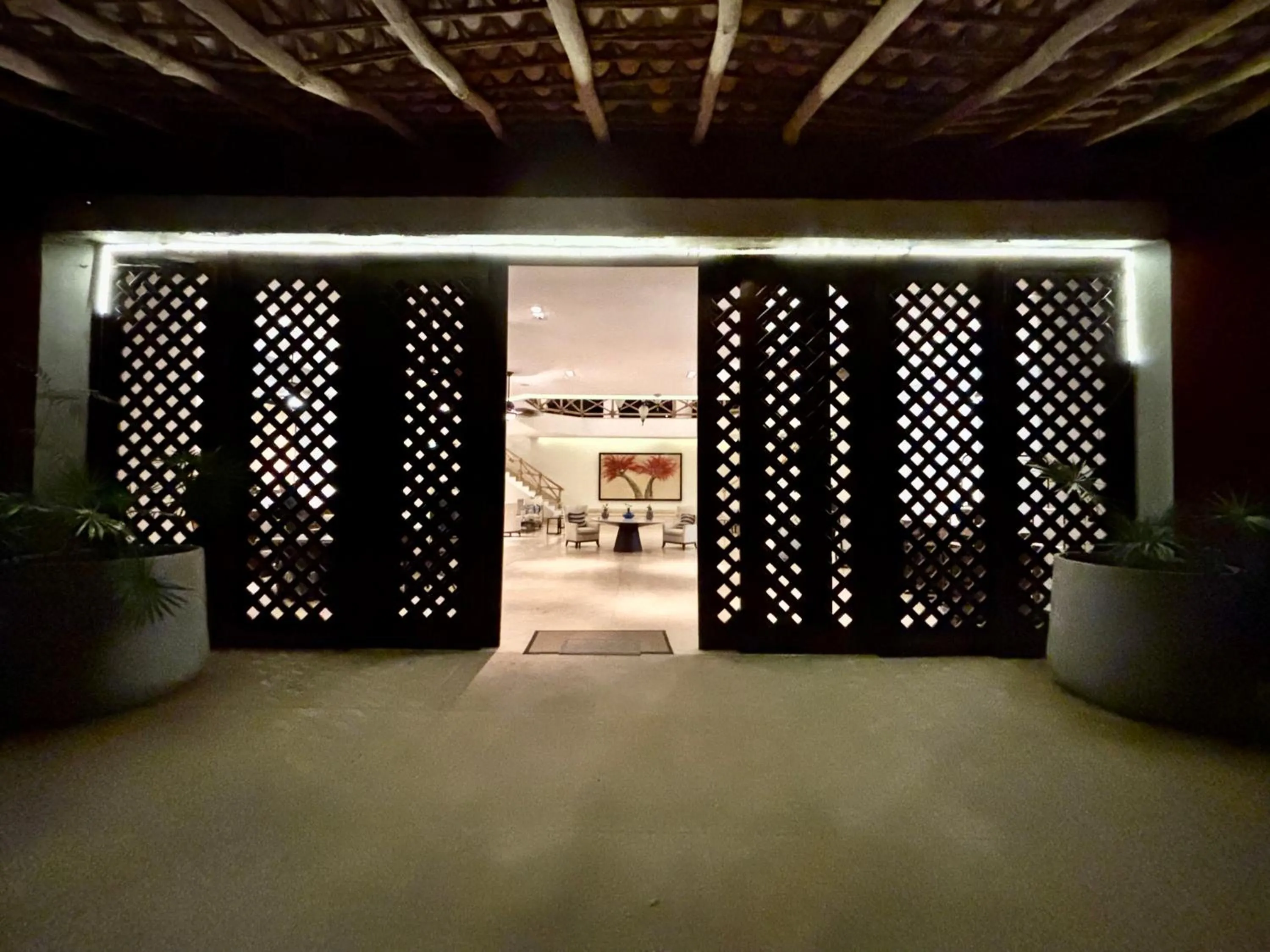 Lobby or reception in Hotel Hacienda San Pancho