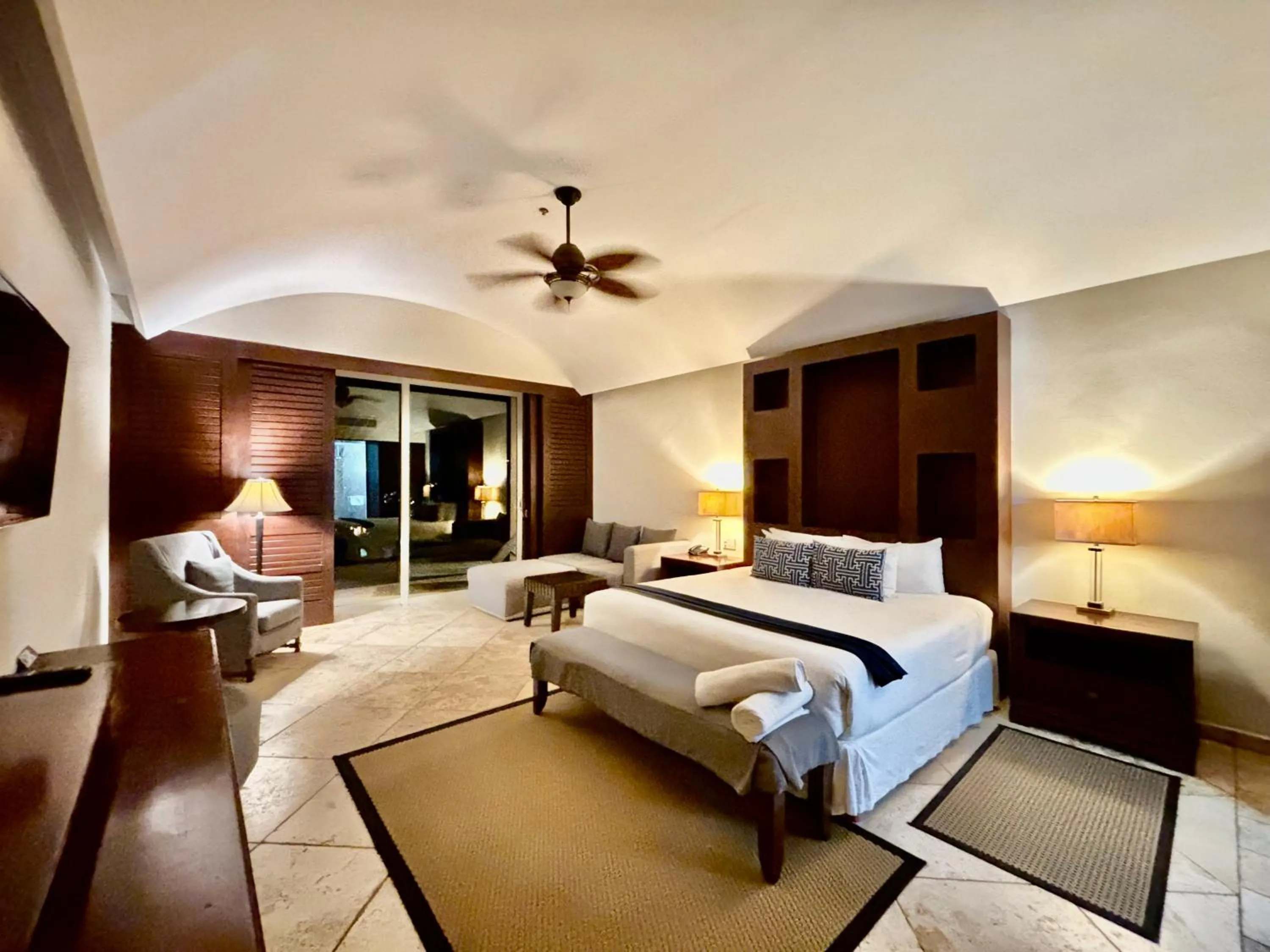 Bed in Hotel Hacienda San Pancho