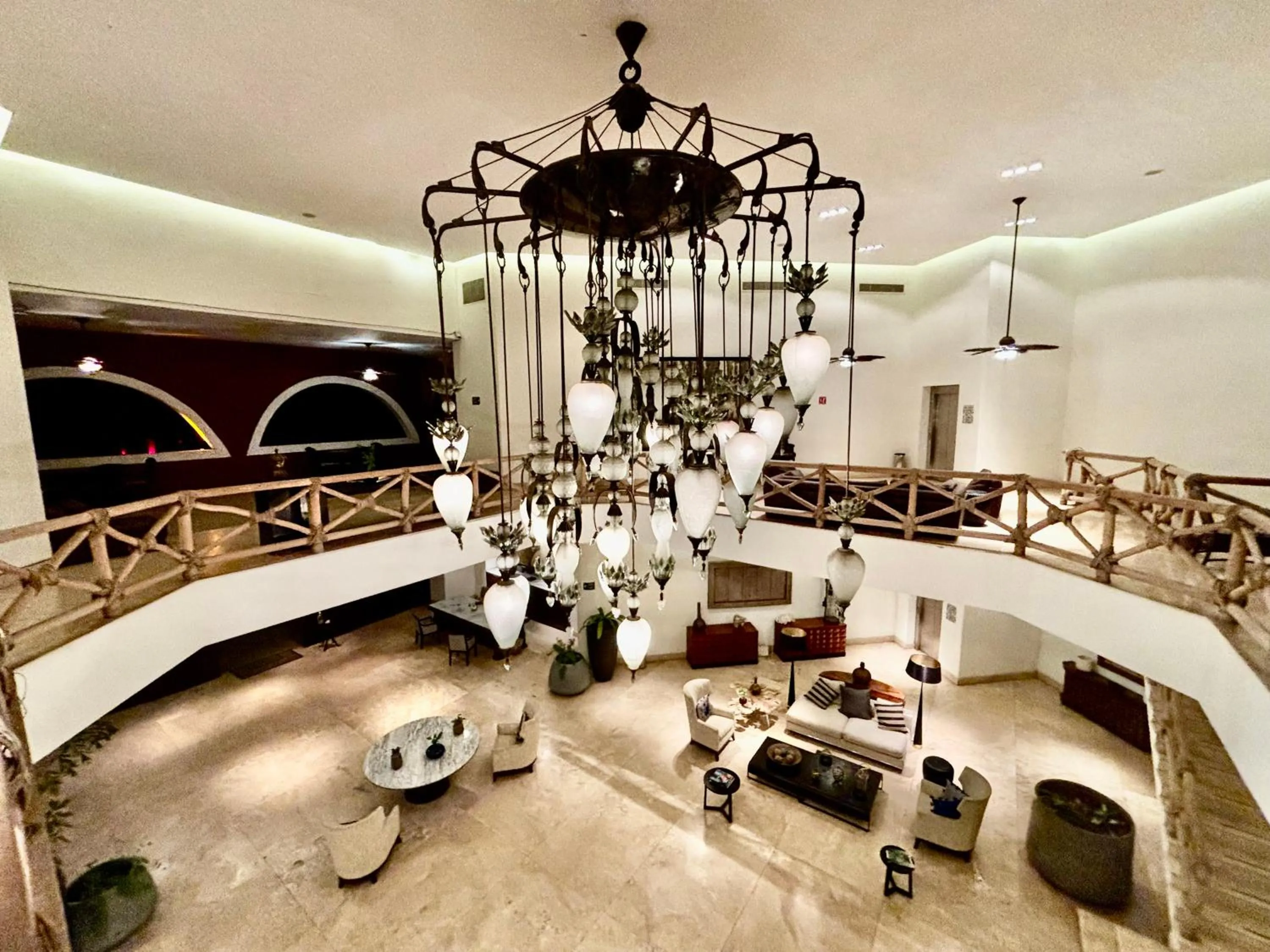 Living room in Hotel Hacienda San Pancho