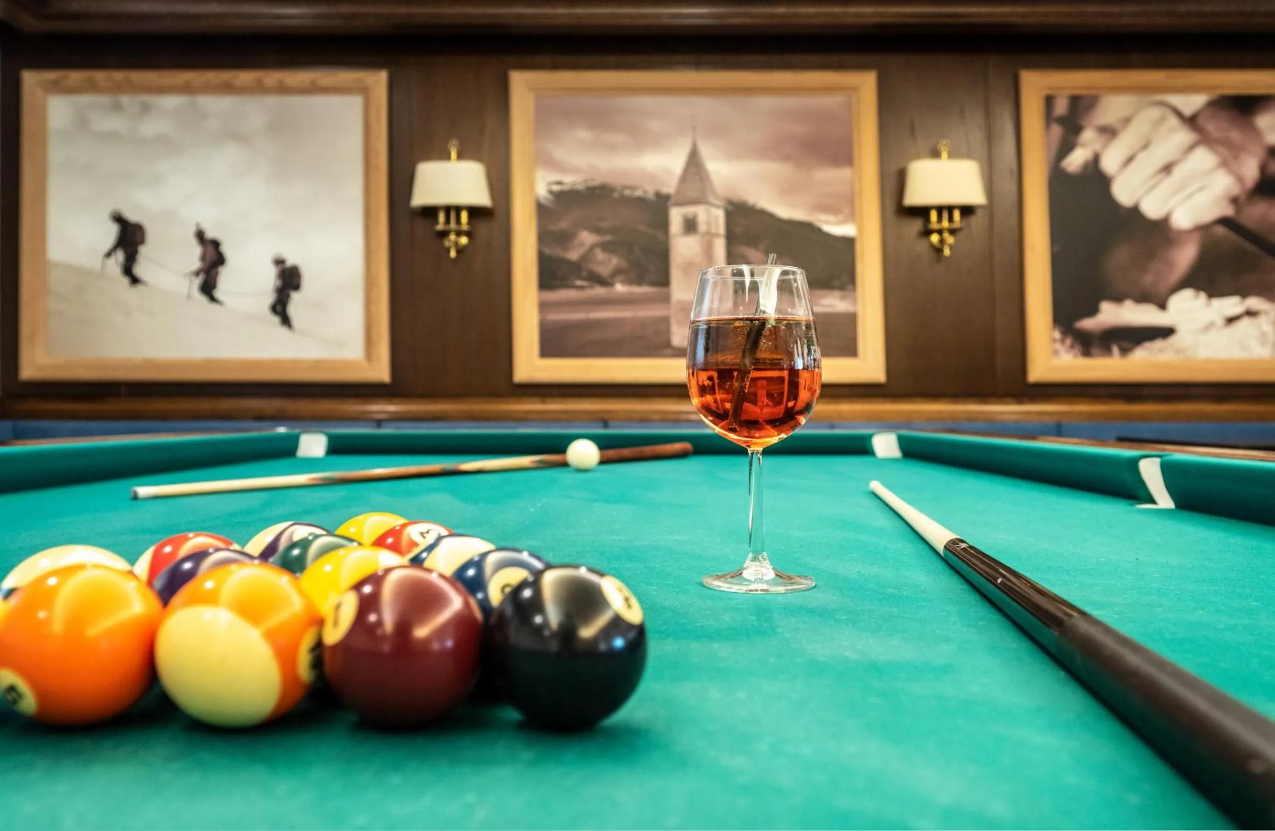 Billiard in Parc Hotel Miramonti