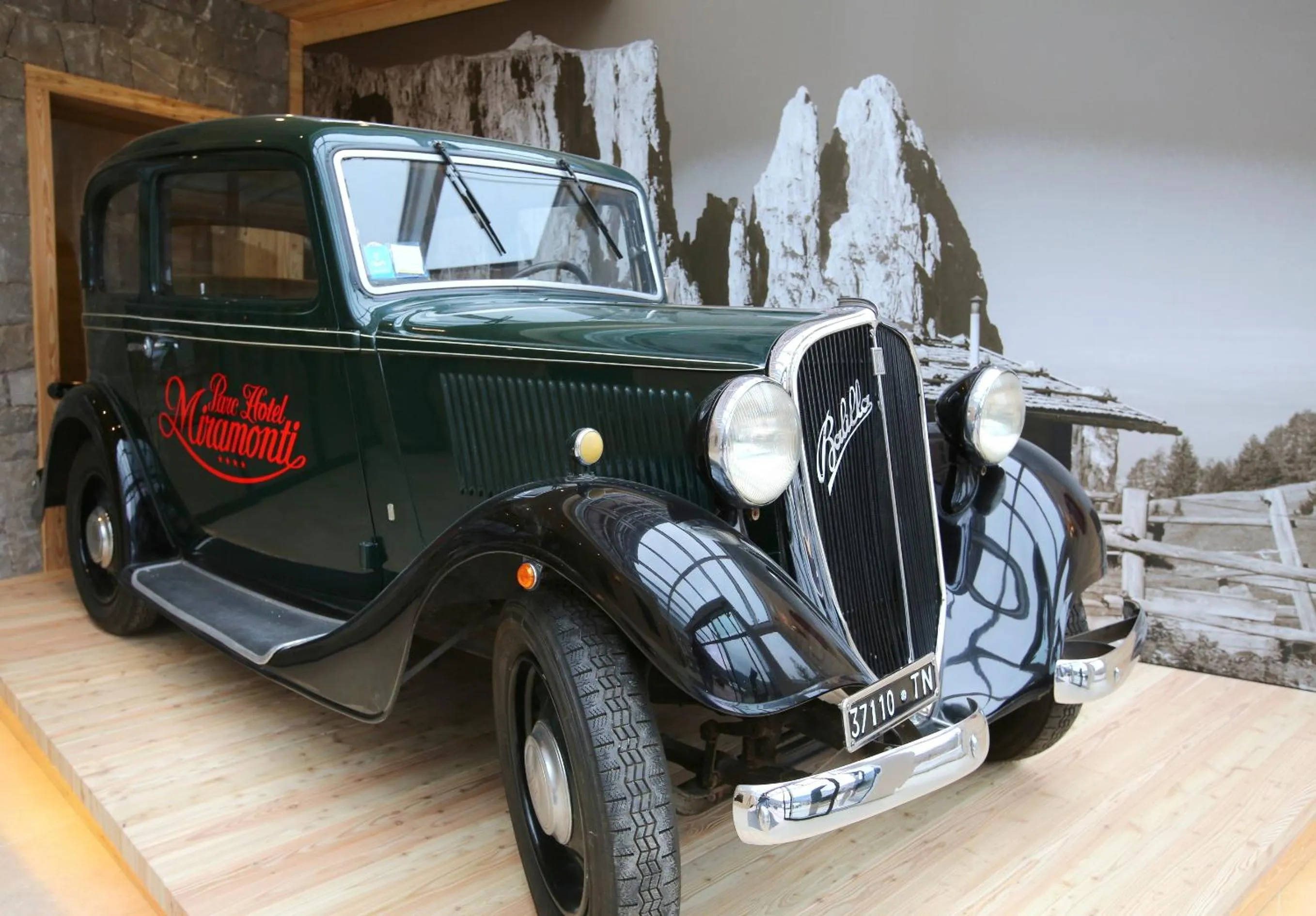 Decorative detail in Parc Hotel Miramonti