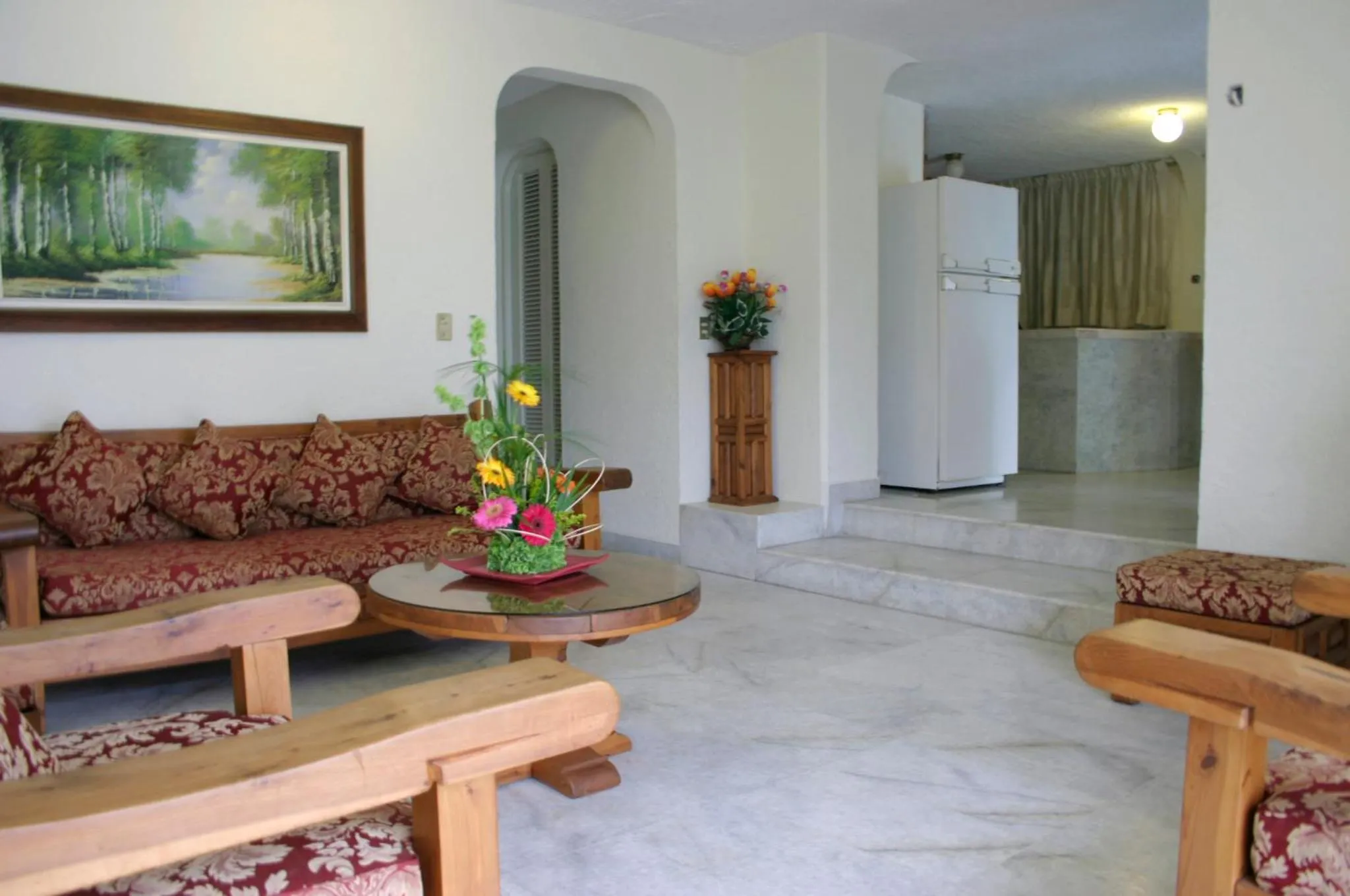 Living room in Hotel Suites Jazmín Acapulco