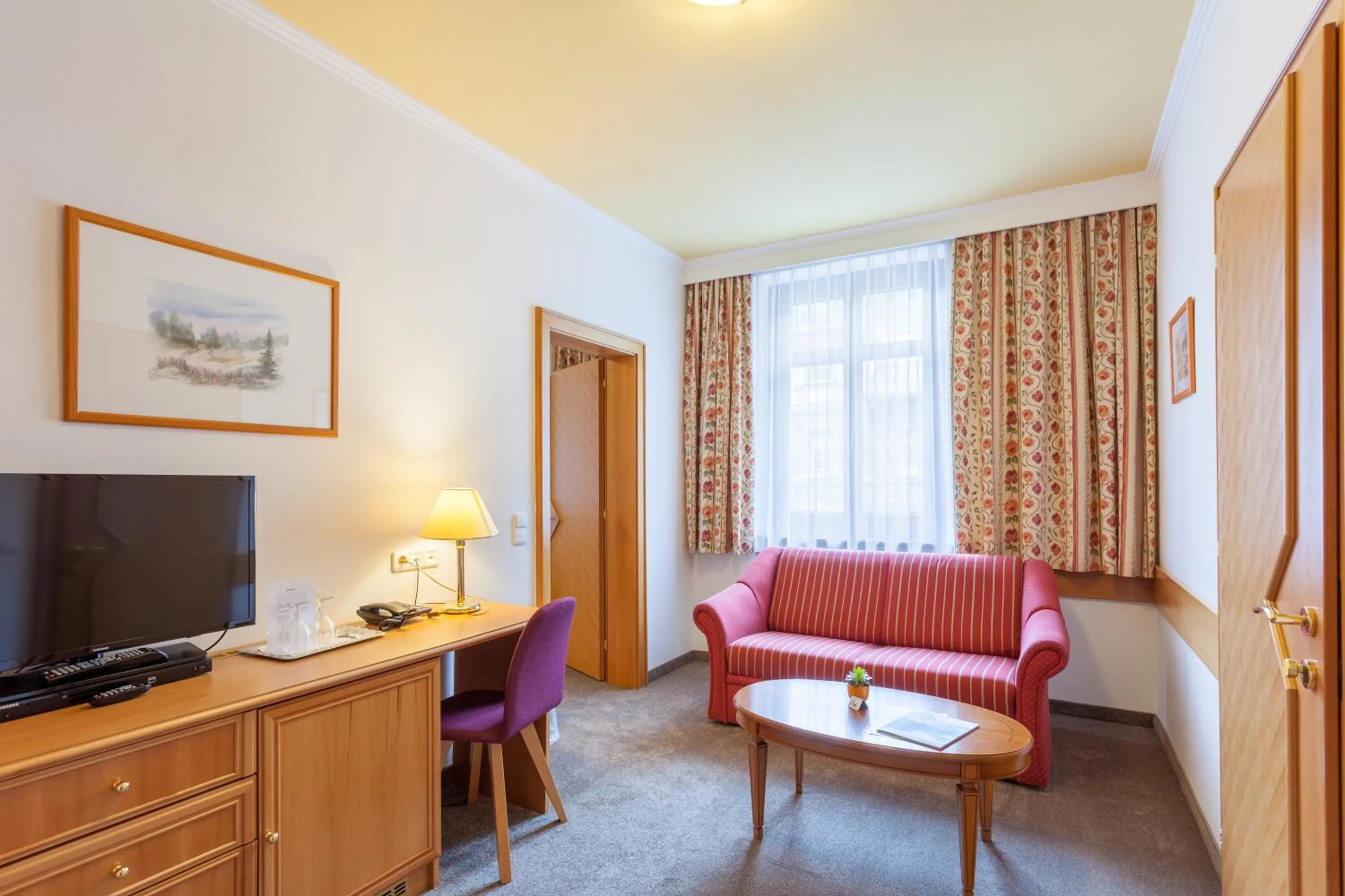 Seating area in Hotel Post