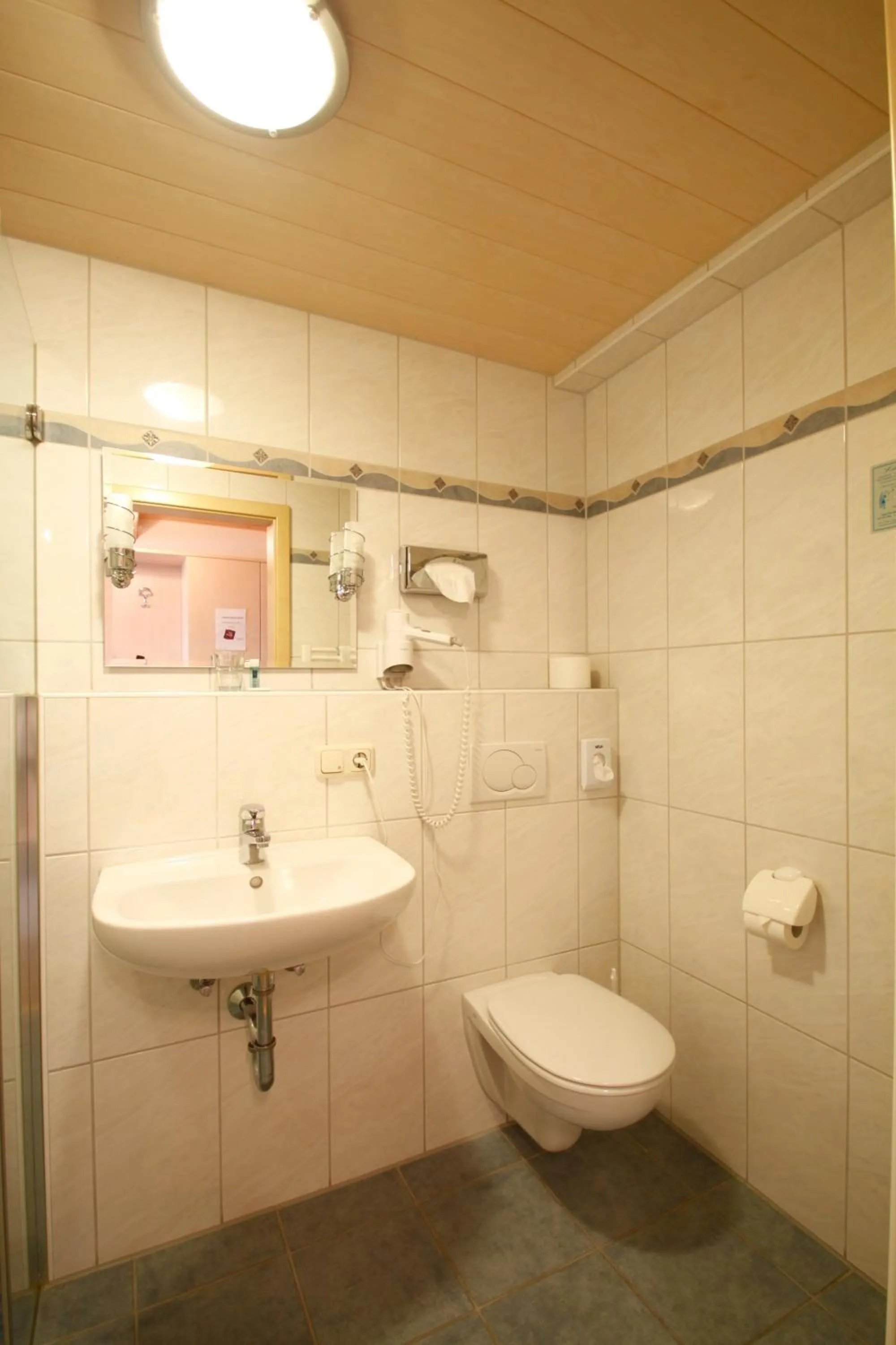 Bathroom in Hotel-Cafe Hanfstingl