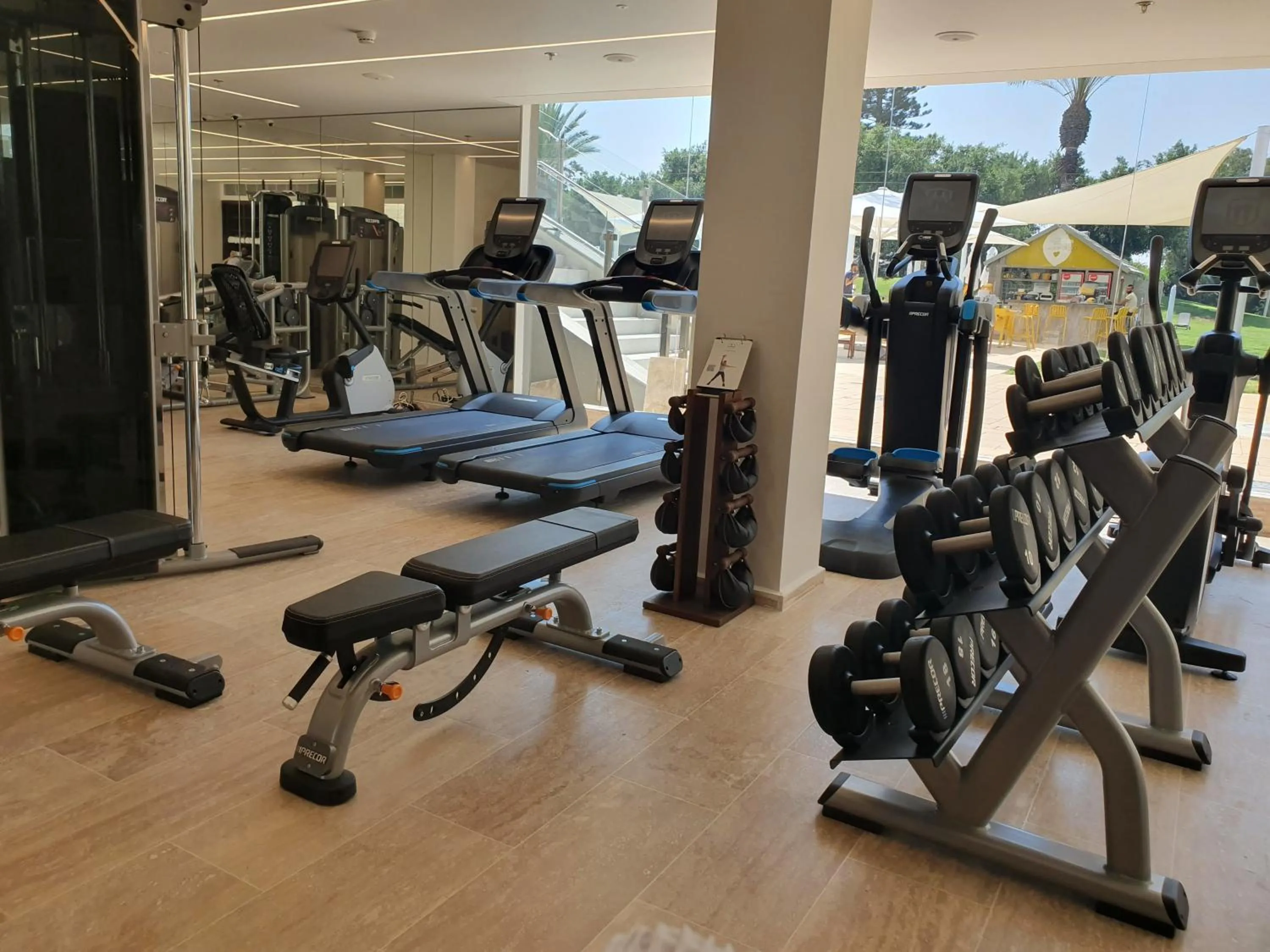 Fitness centre/facilities in Dan Caesarea Resort