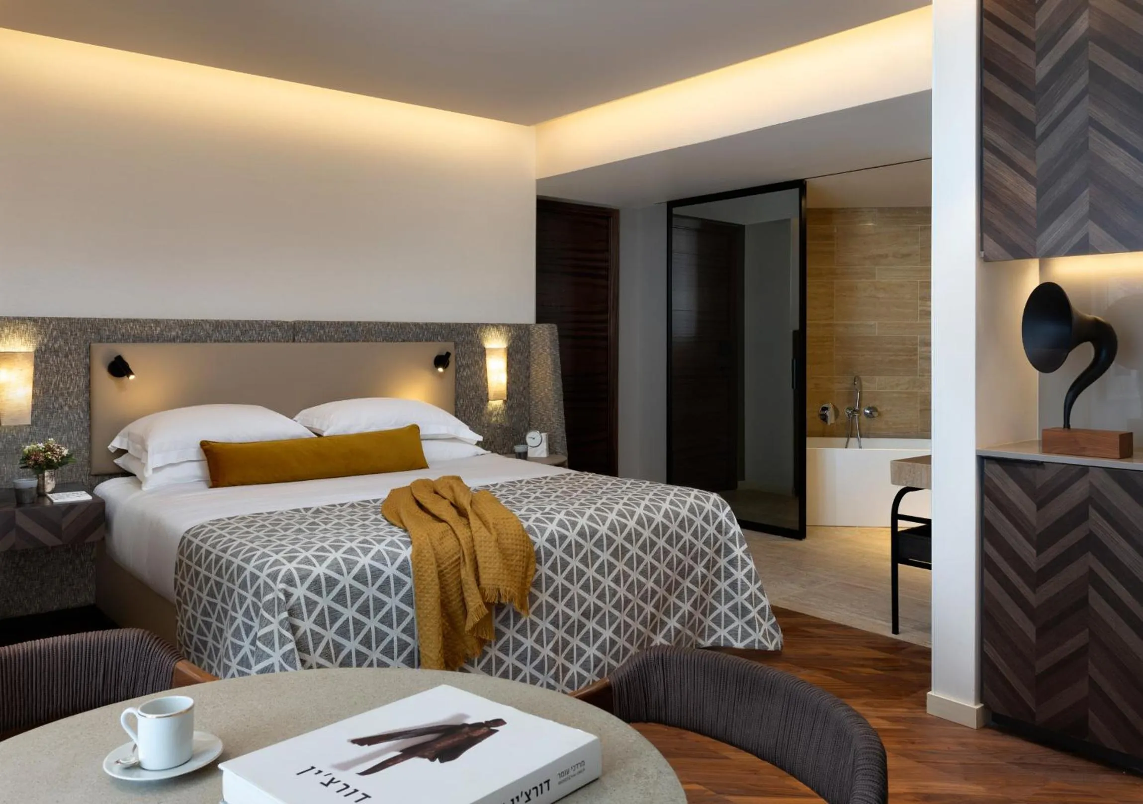 Bed in Dan Caesarea Resort