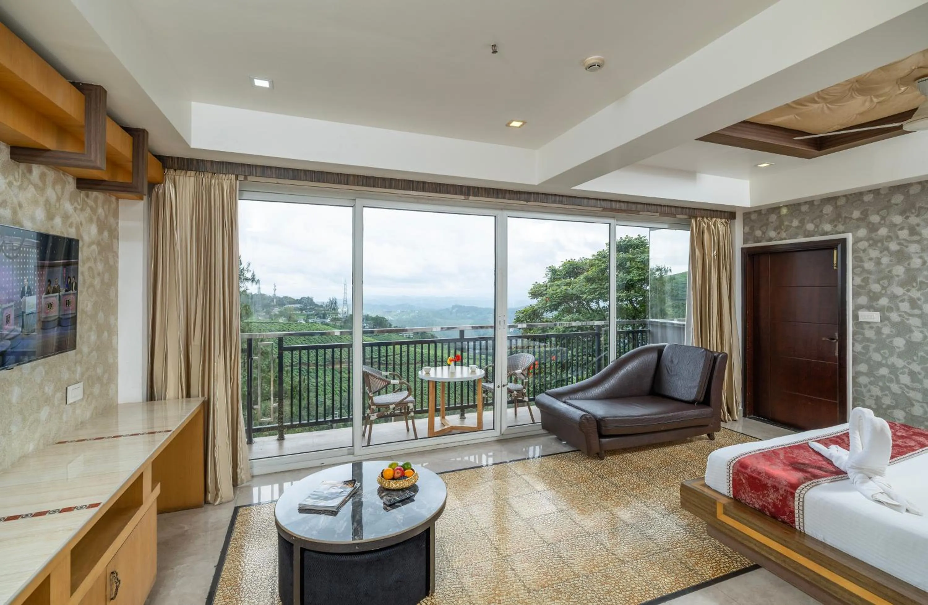 Balcony/Terrace, Bed in Parakkat Nature Resort