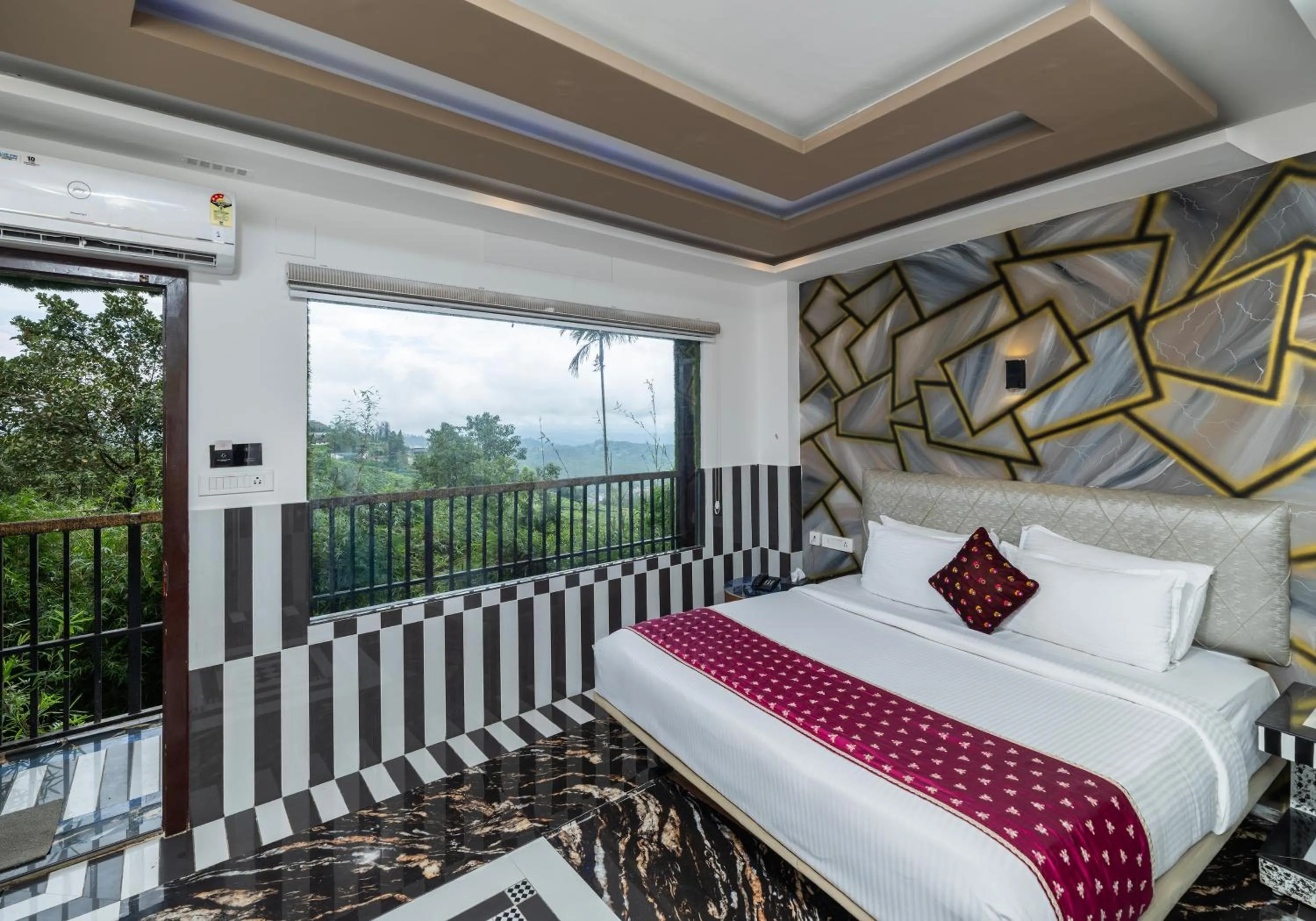 Bed in Parakkat Nature Resort