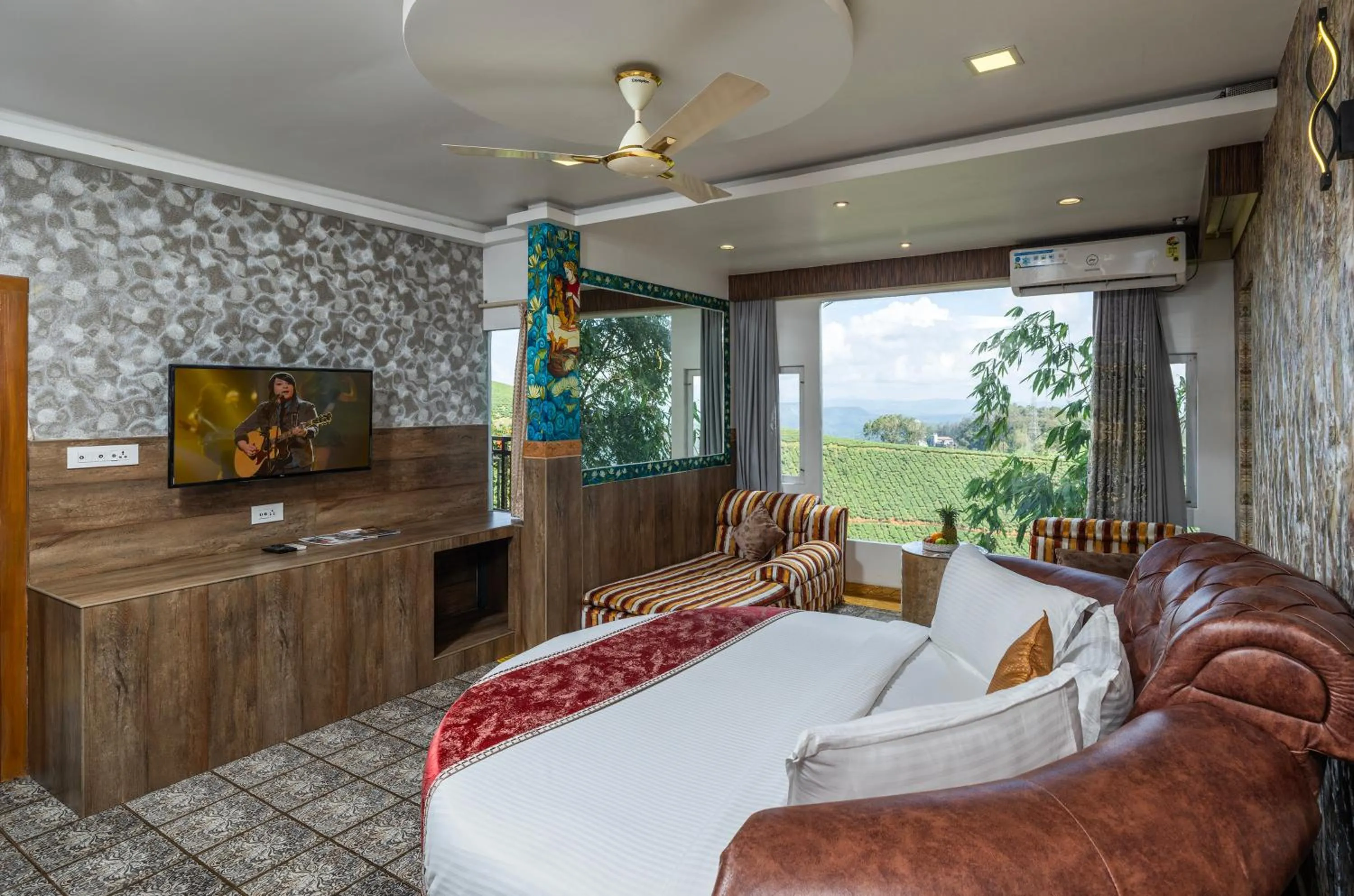 Photo of the whole room, Bed in Parakkat Nature Resort