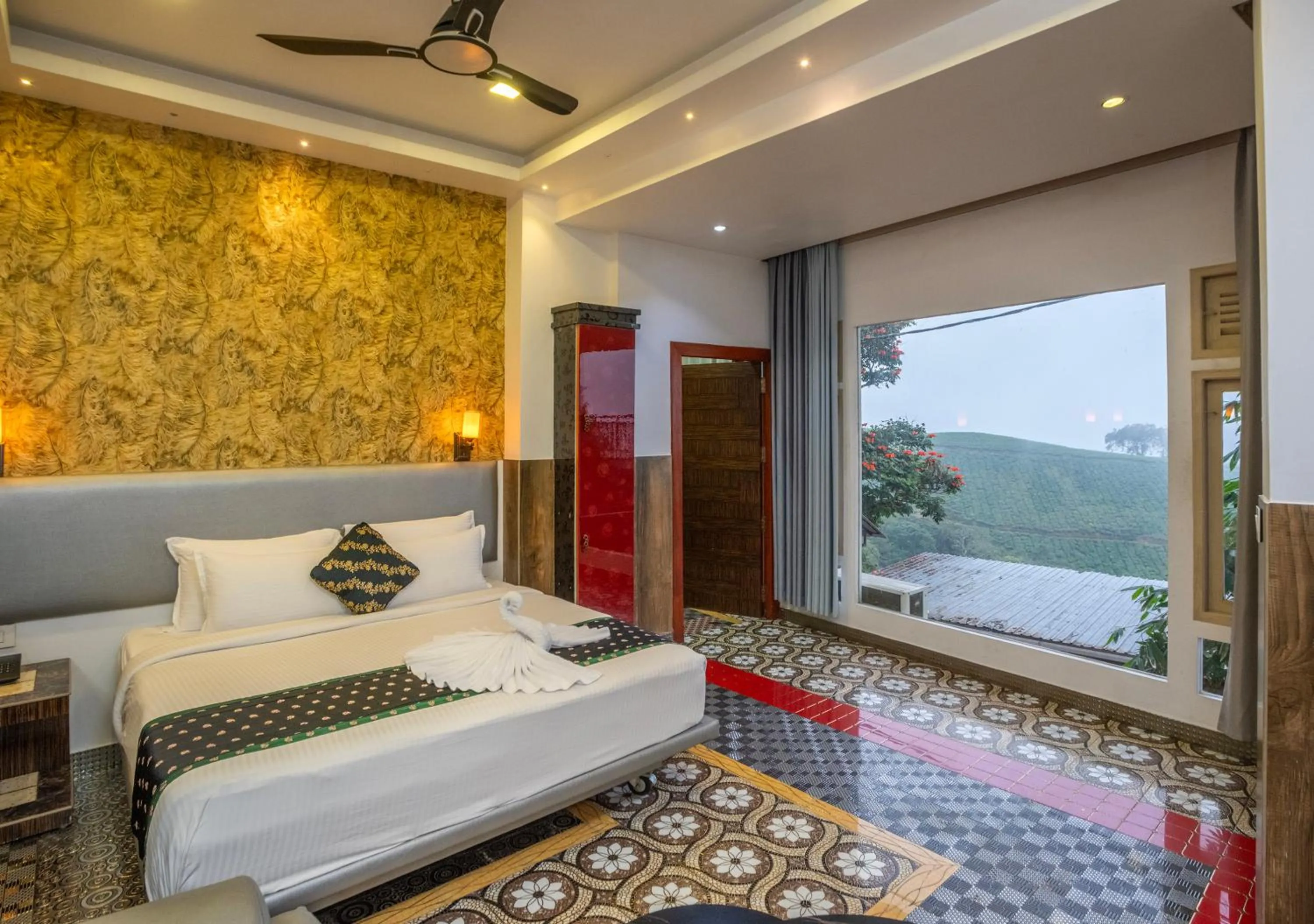Photo of the whole room, Bed in Parakkat Nature Resort