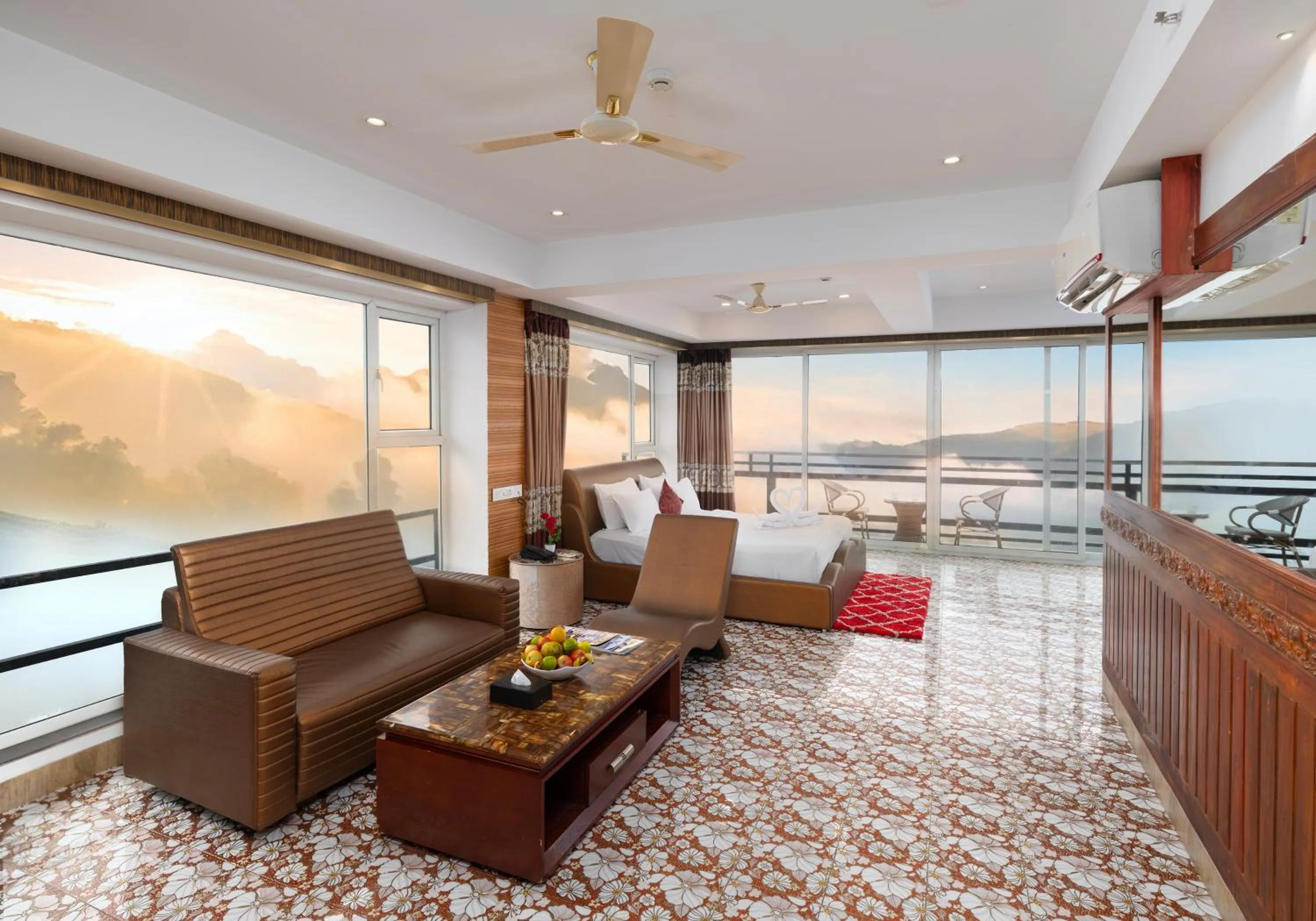 Living room in Parakkat Nature Resort