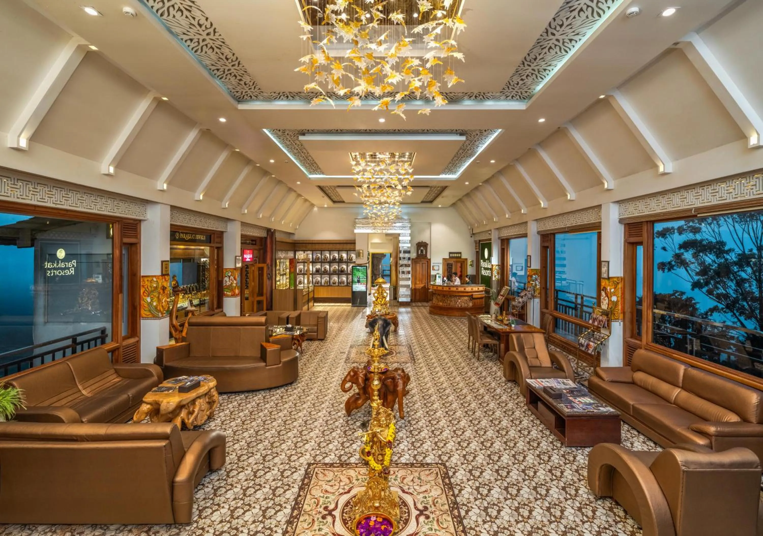 Lobby or reception in Parakkat Nature Resort